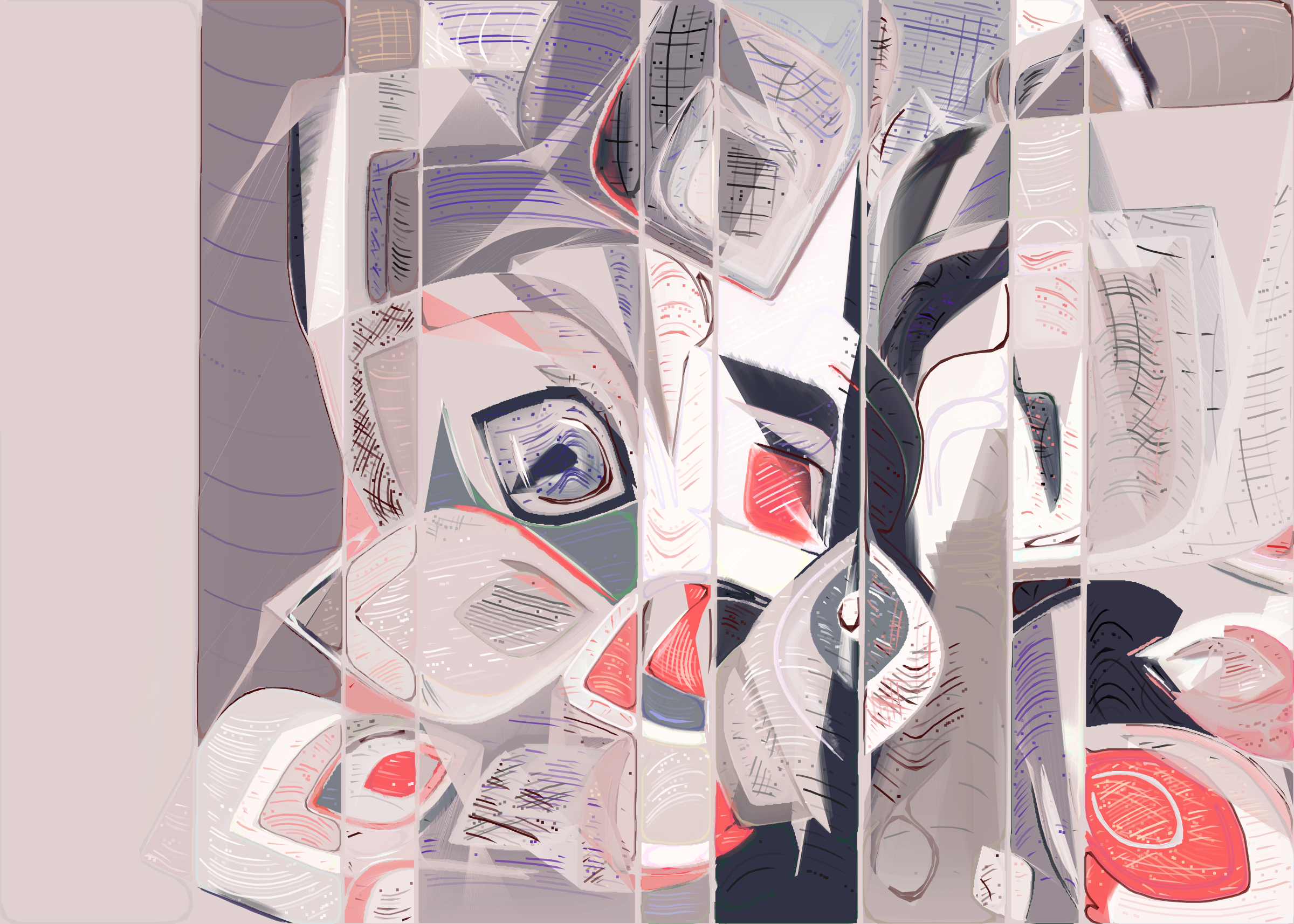 Art Blocks - Art Blocks v2 - Running Moon #243 - NFT # 334000243