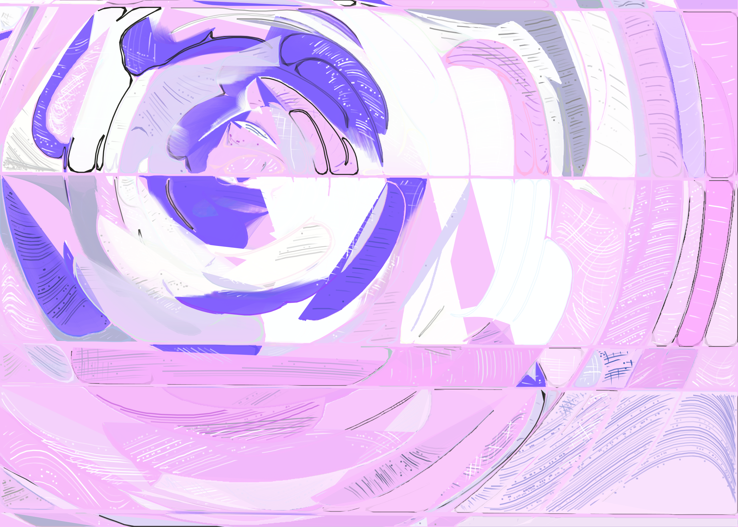 Art Blocks - Art Blocks v2 - Running Moon #246 - NFT # 334000246