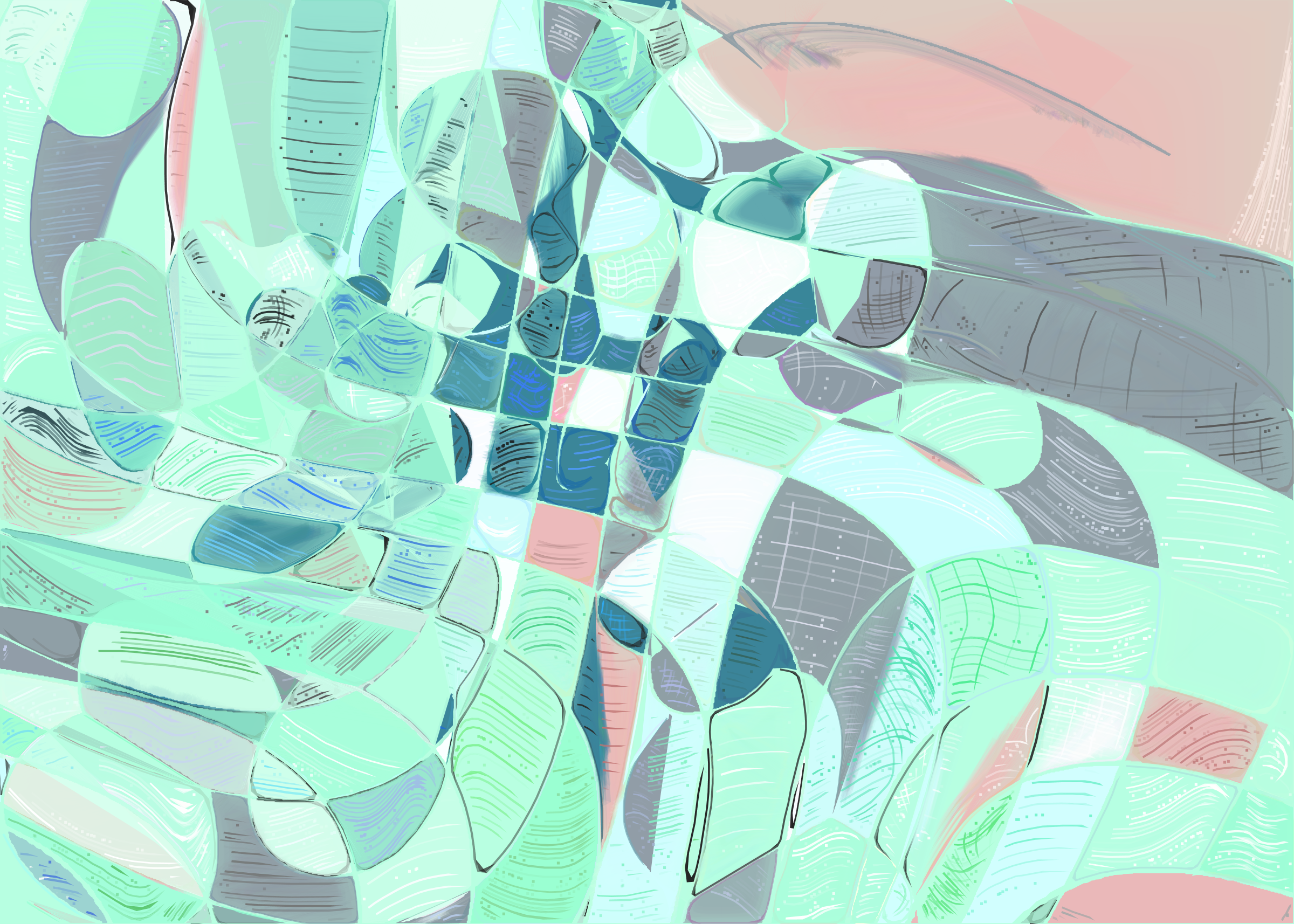 Art Blocks - Art Blocks v2 - Running Moon #251 - NFT # 334000251