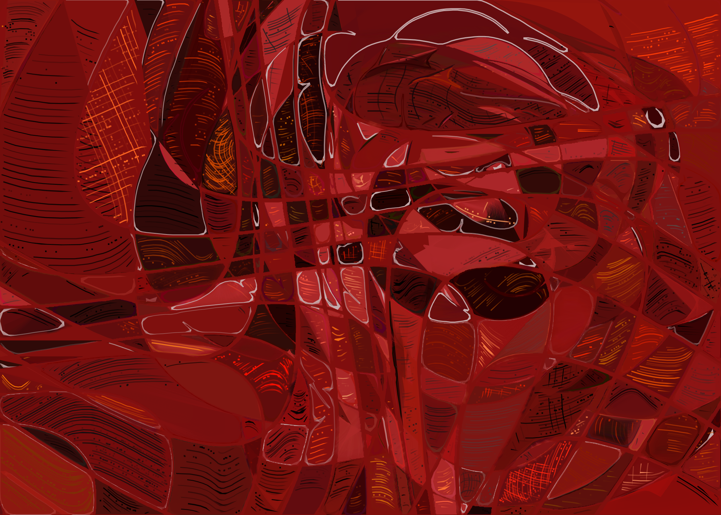 Art Blocks - Art Blocks v2 - Running Moon #255 - NFT # 334000255