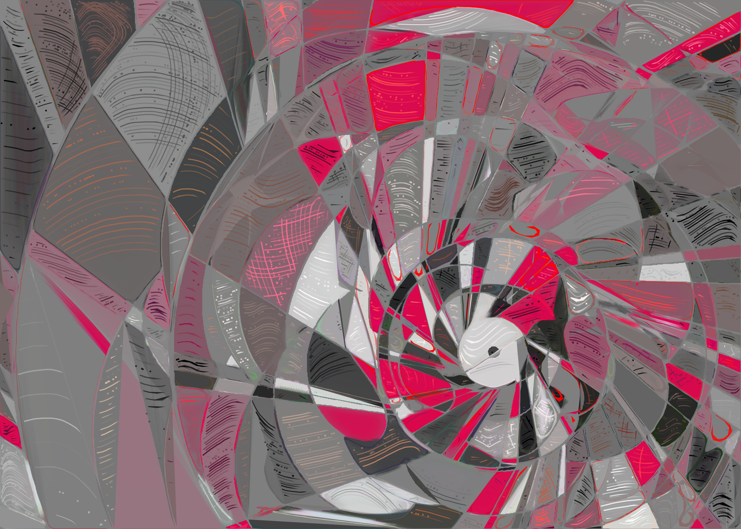 Art Blocks - Art Blocks v2 - Running Moon #257 - NFT # 334000257