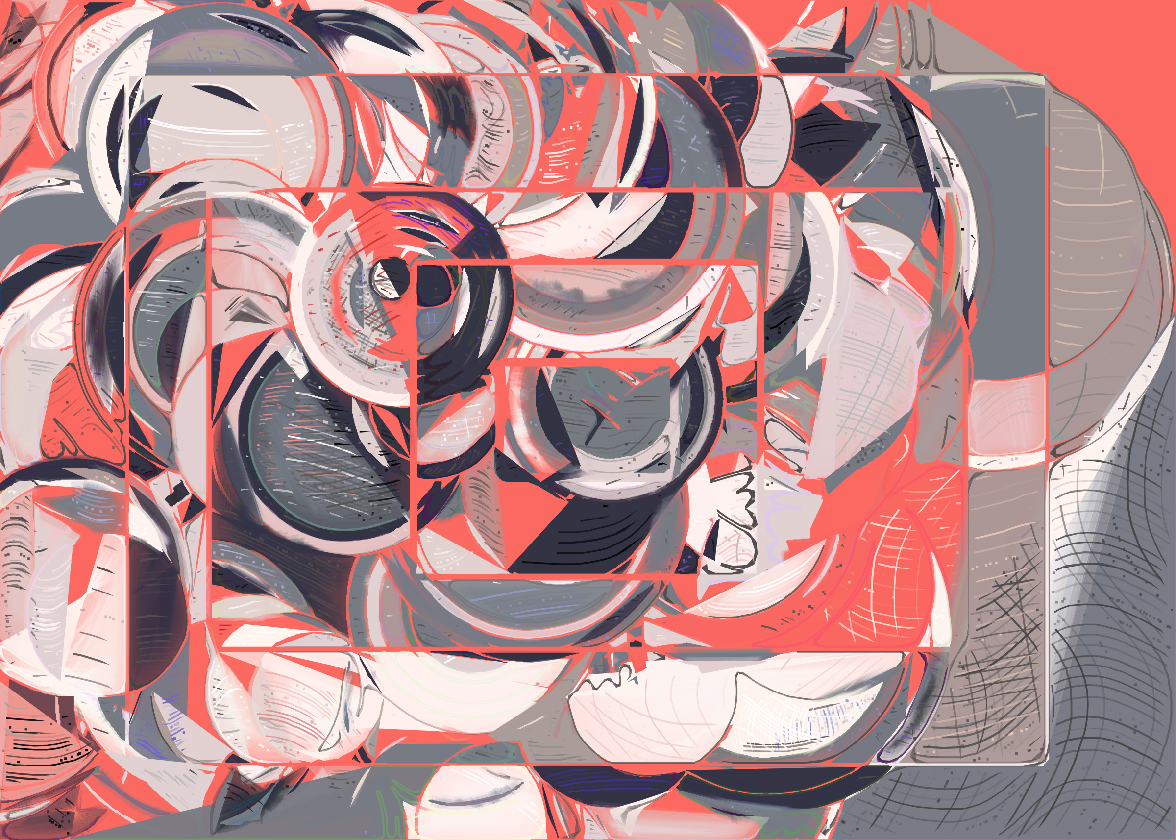 Art Blocks - Art Blocks v2 - Running Moon #266 - NFT # 334000266