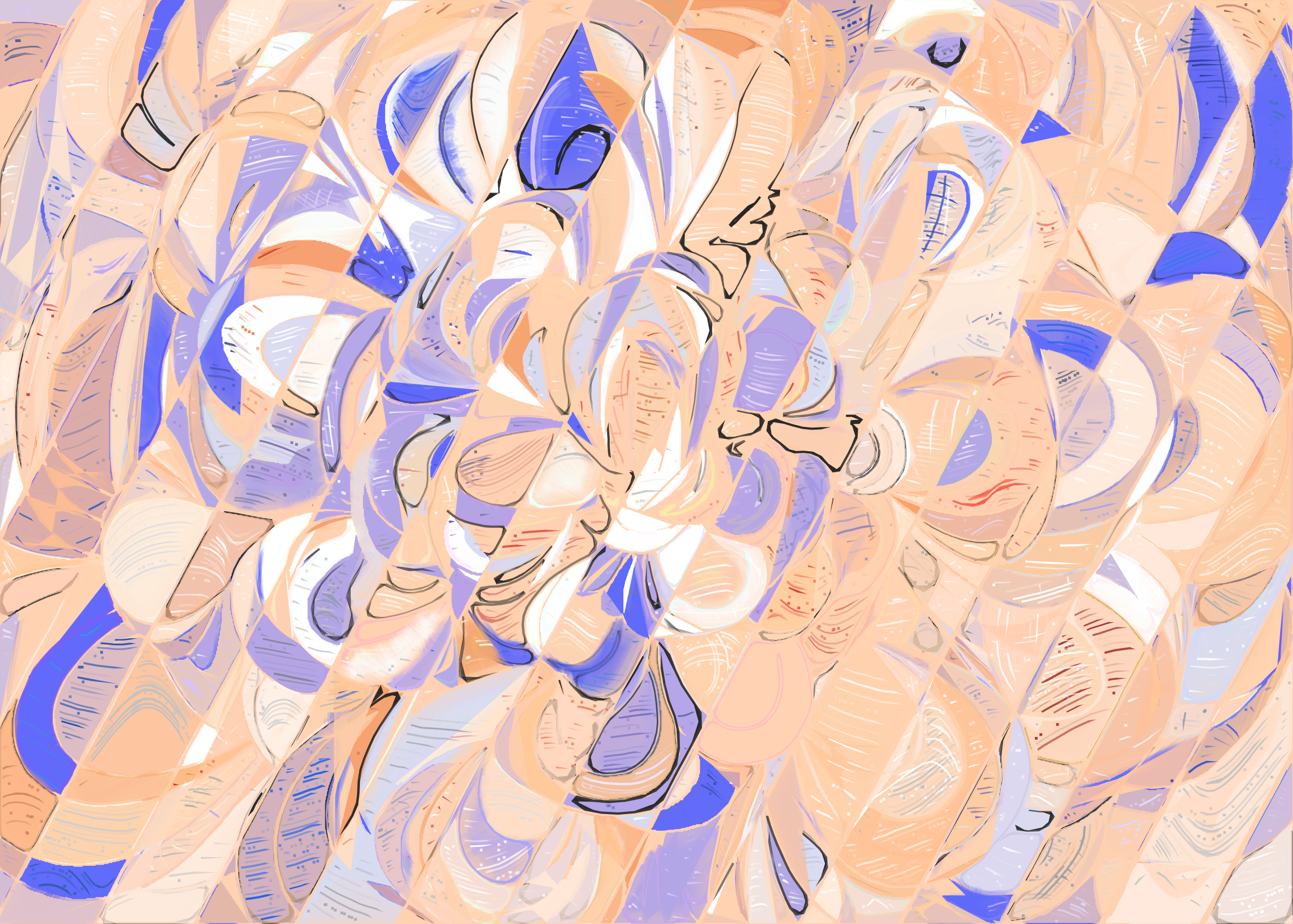 Art Blocks - Art Blocks v2 - Running Moon #277 - NFT # 334000277