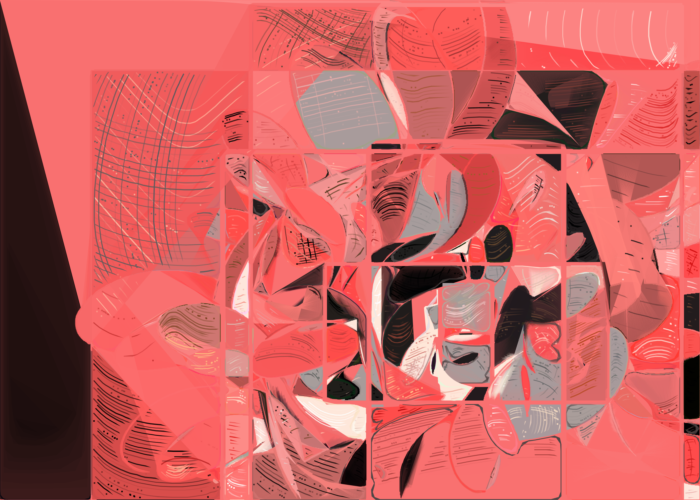 Art Blocks - Art Blocks v2 - Running Moon #281 - NFT # 334000281