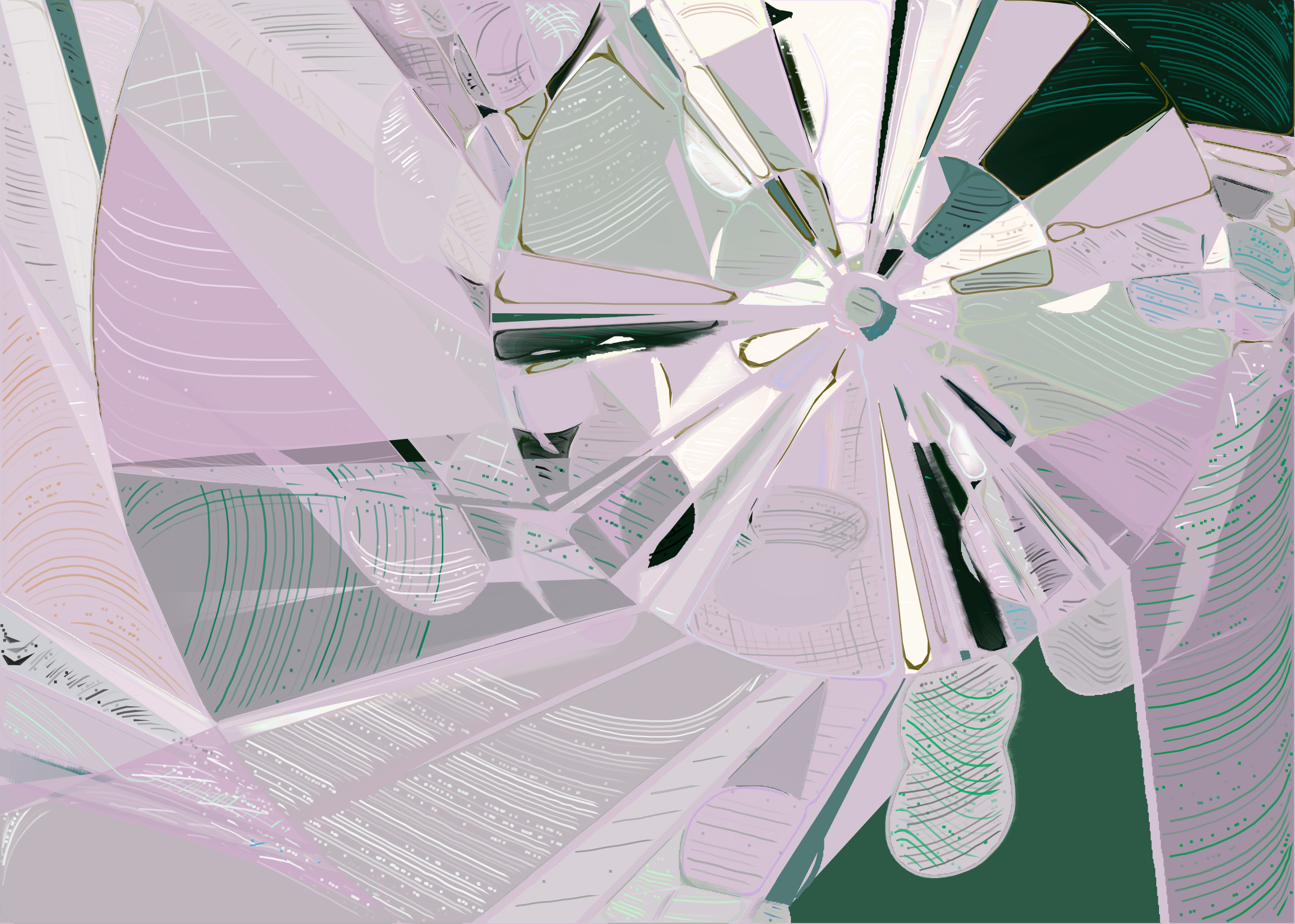 Art Blocks - Art Blocks v2 - Running Moon #287 - NFT # 334000287