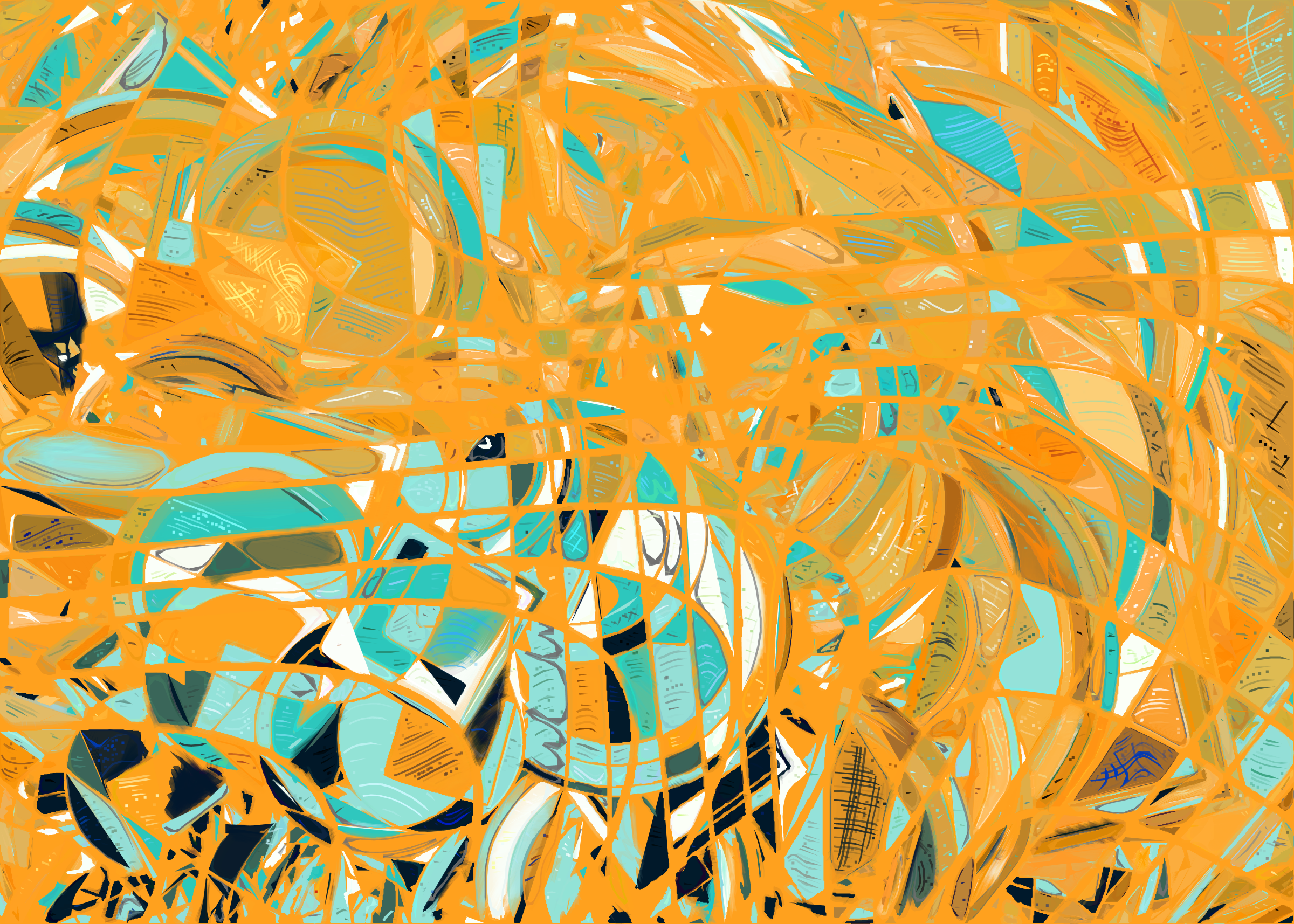 Art Blocks - Art Blocks v2 - Running Moon #296 - NFT # 334000296