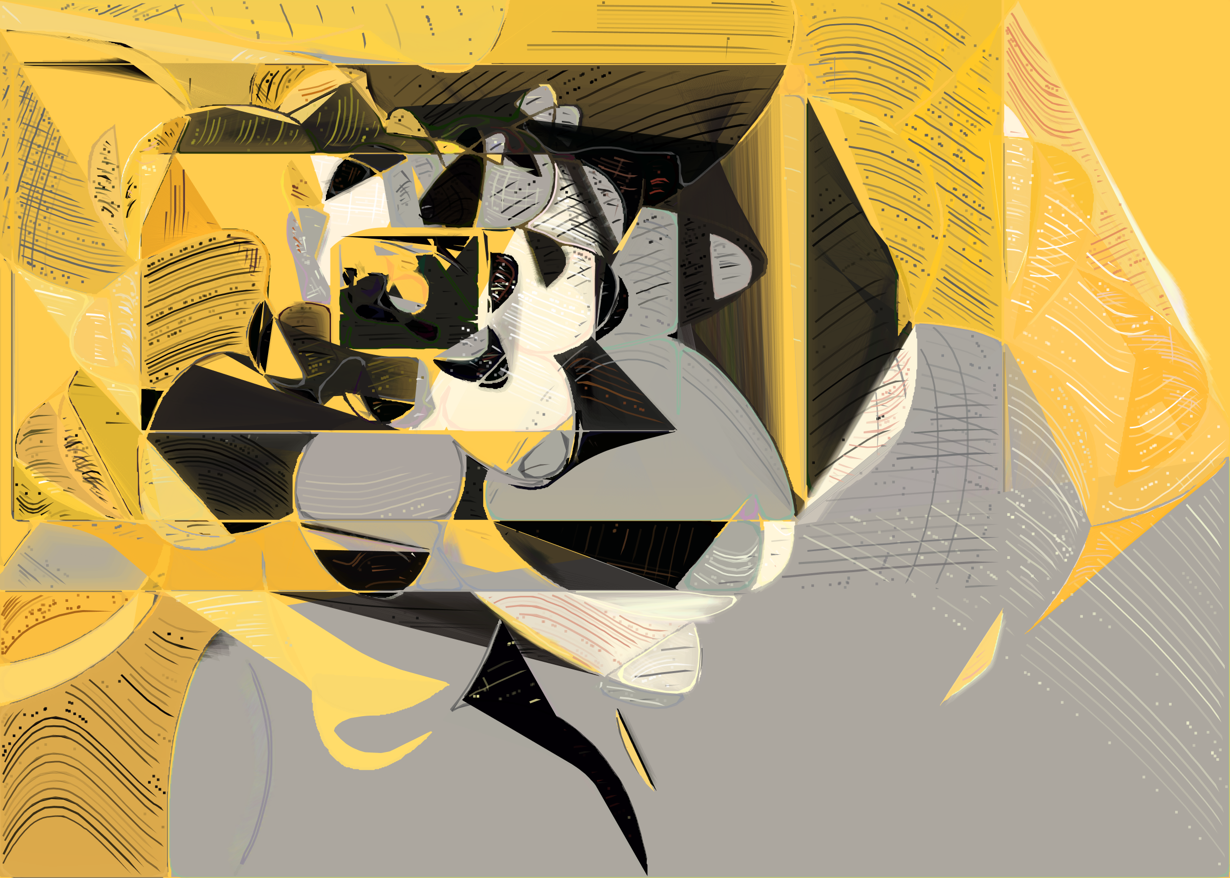 Art Blocks - Art Blocks v2 - Running Moon #303 - NFT # 334000303