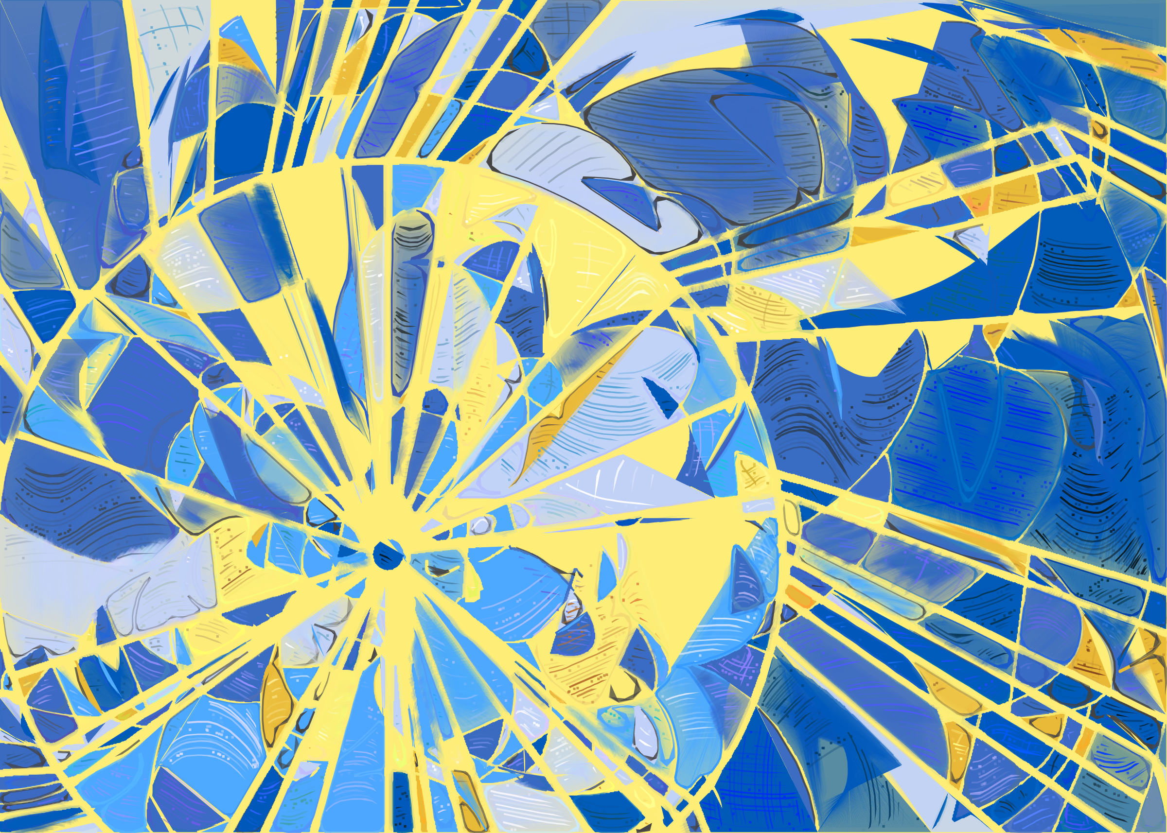 Art Blocks - Art Blocks v2 - Running Moon #304 - NFT # 334000304