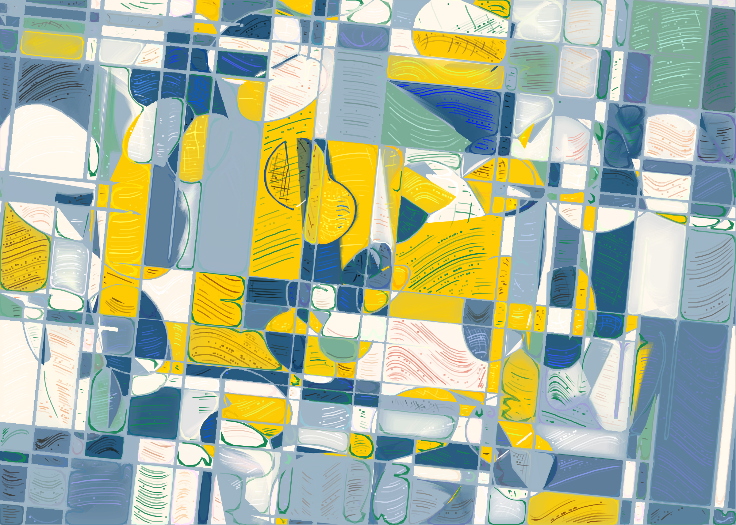 Art Blocks - Art Blocks v2 - Running Moon #306 - NFT # 334000306