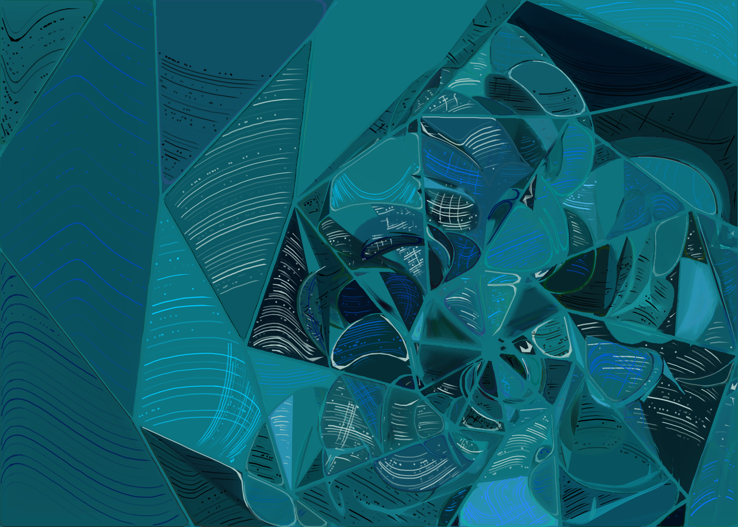 Art Blocks - Art Blocks v2 - Running Moon #307 - NFT # 334000307