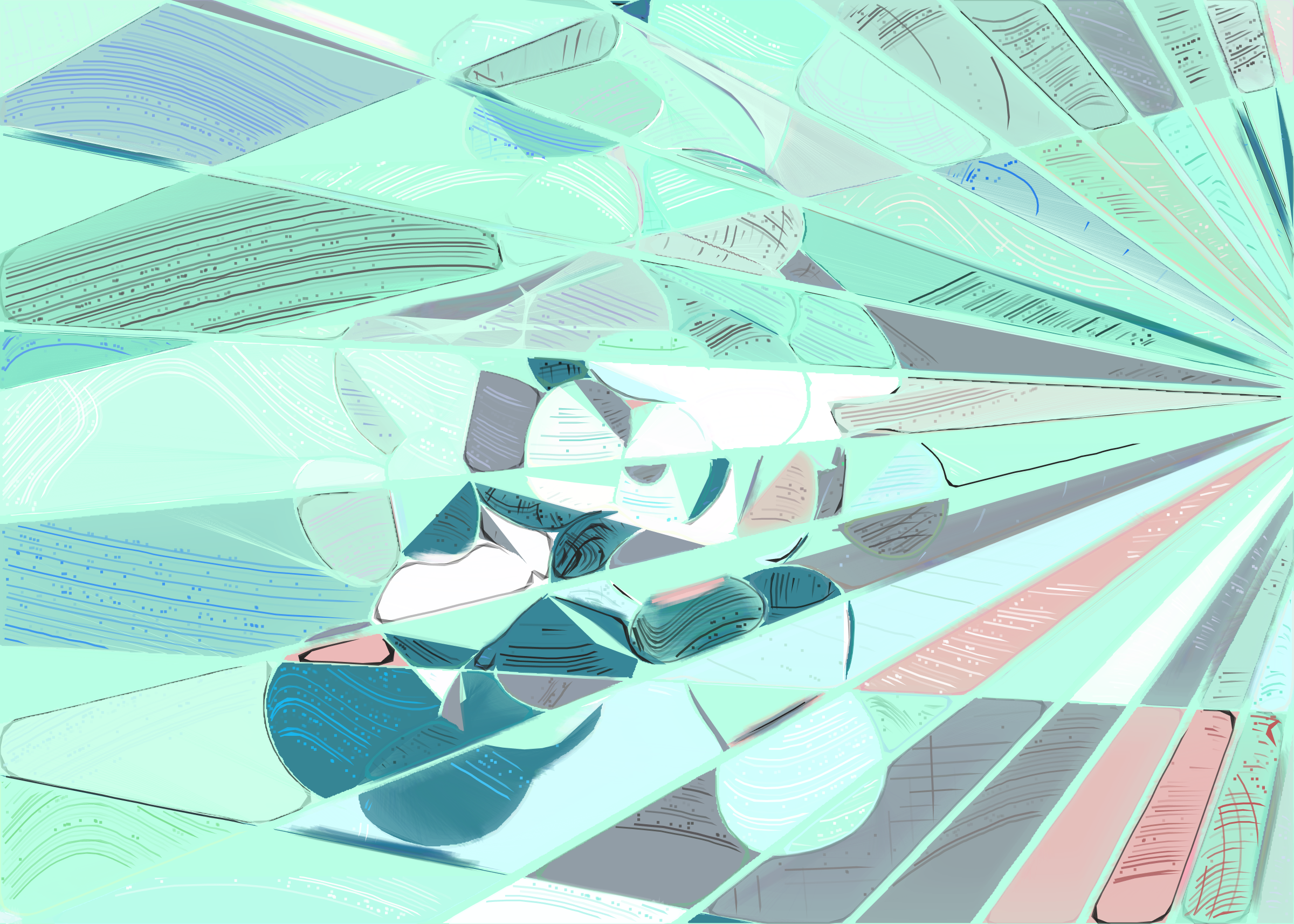 Art Blocks - Art Blocks v2 - Running Moon #310 - NFT # 334000310