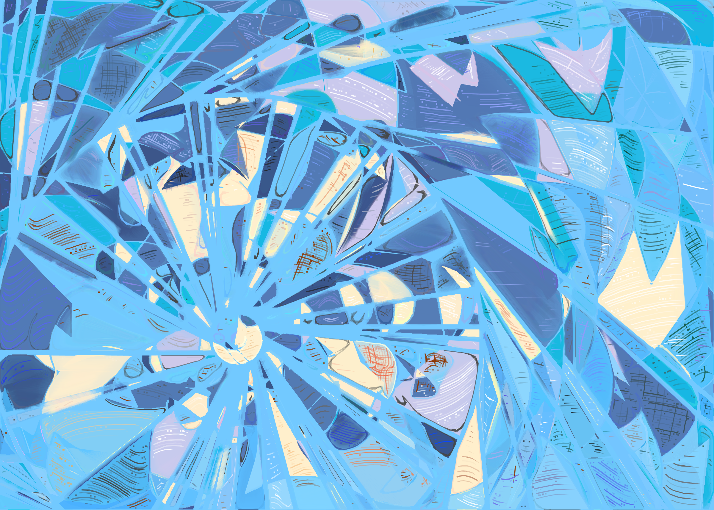 Art Blocks - Art Blocks v2 - Running Moon #312 - NFT # 334000312