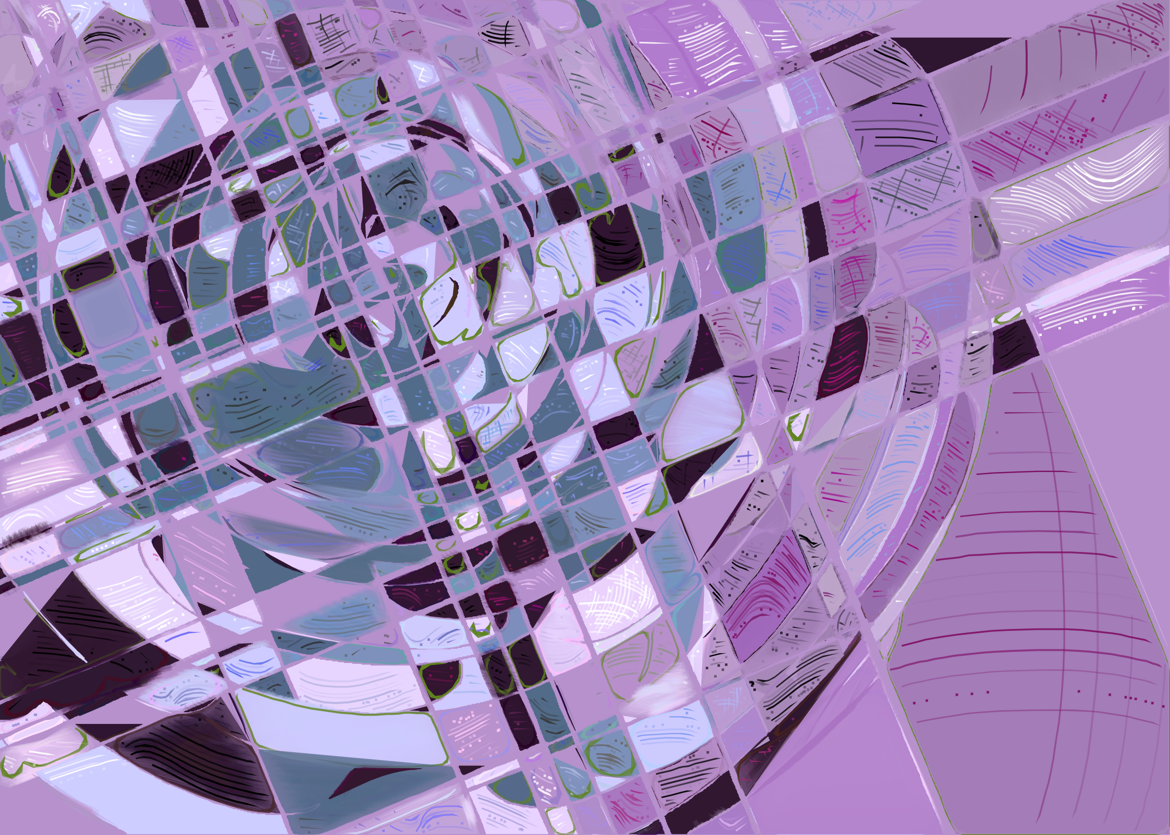 Art Blocks - Art Blocks v2 - Running Moon #319 - NFT # 334000319