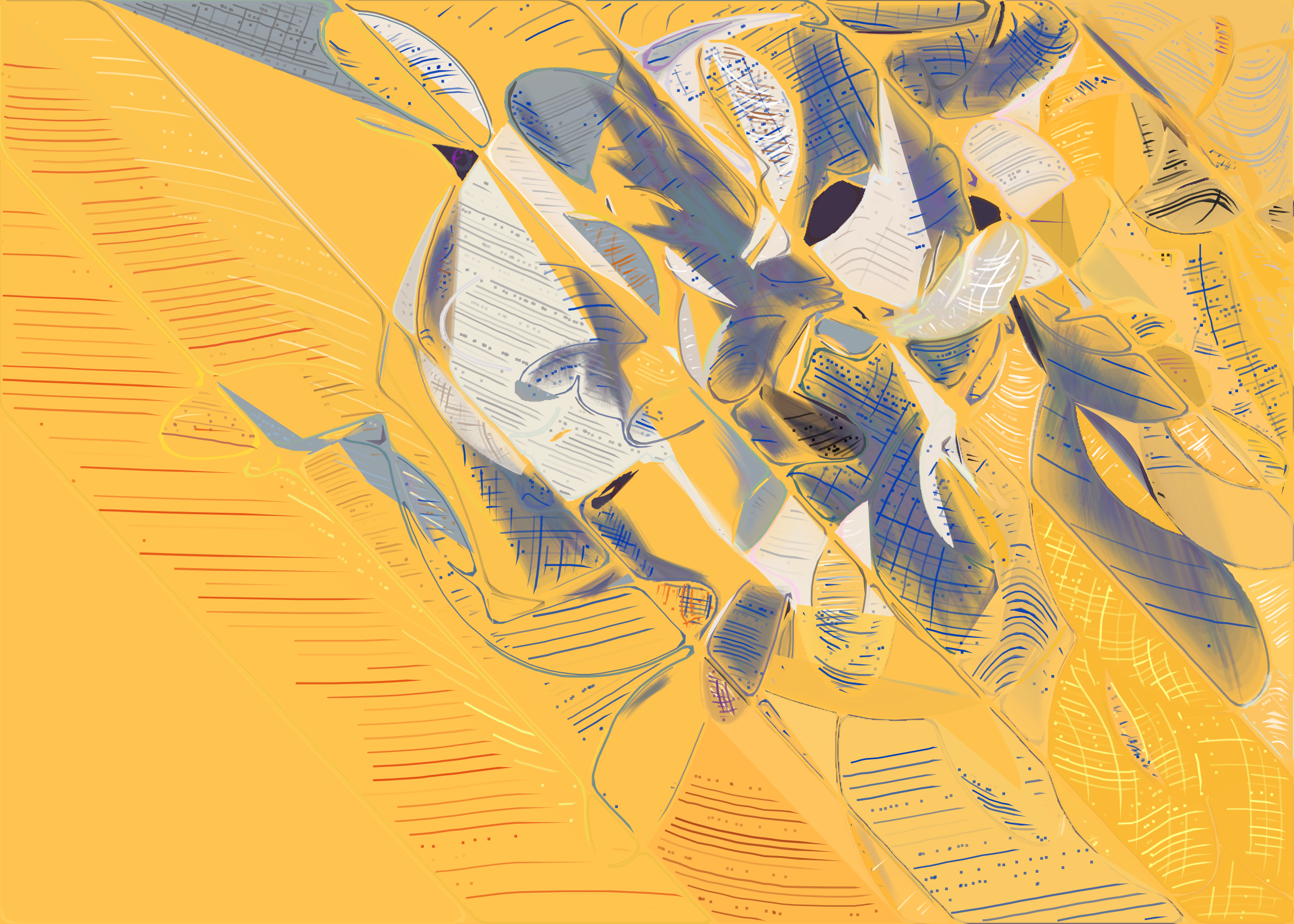 Art Blocks - Art Blocks v2 - Running Moon #322 - NFT # 334000322