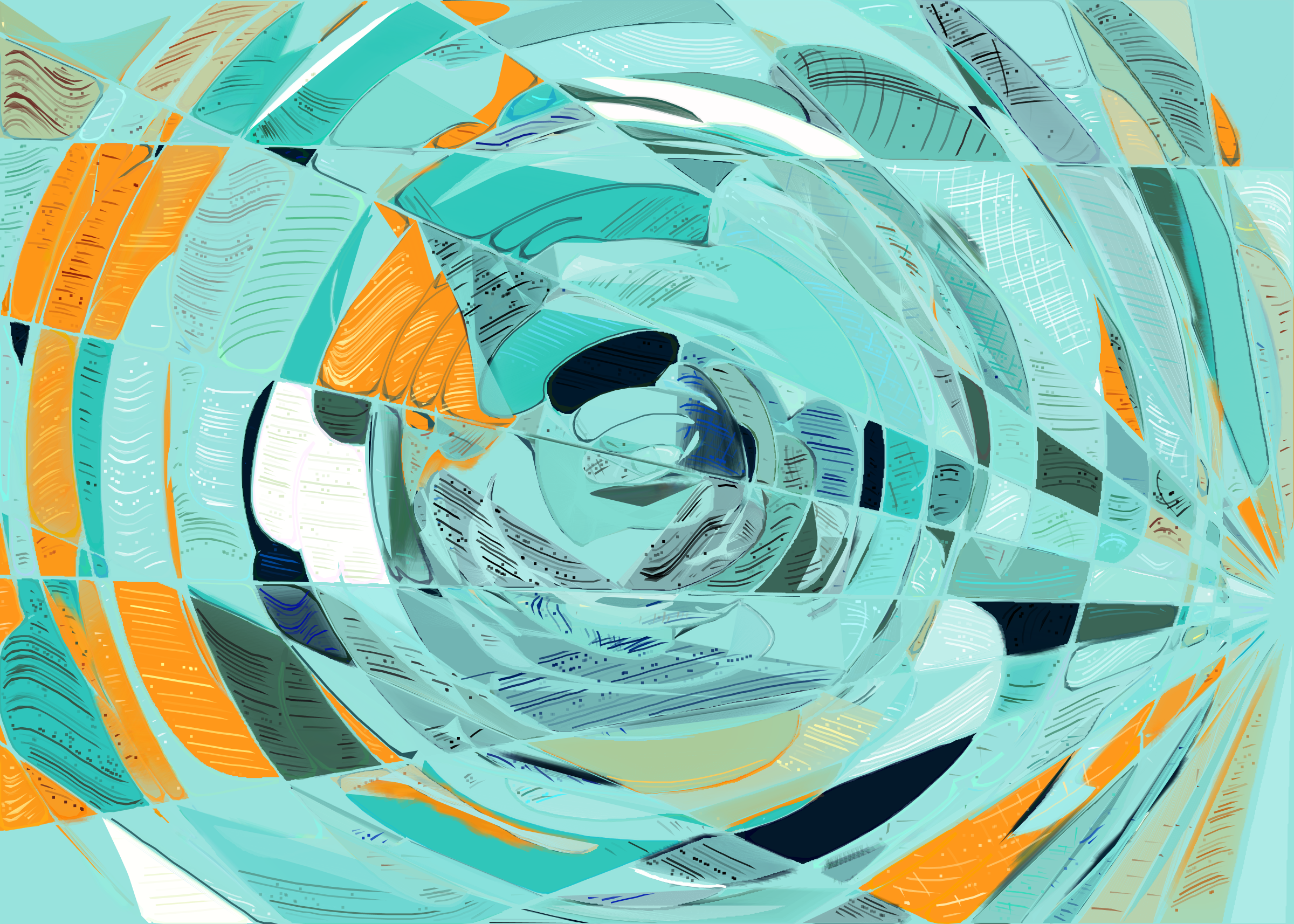 Art Blocks - Art Blocks v2 - Running Moon #336 - NFT # 334000336