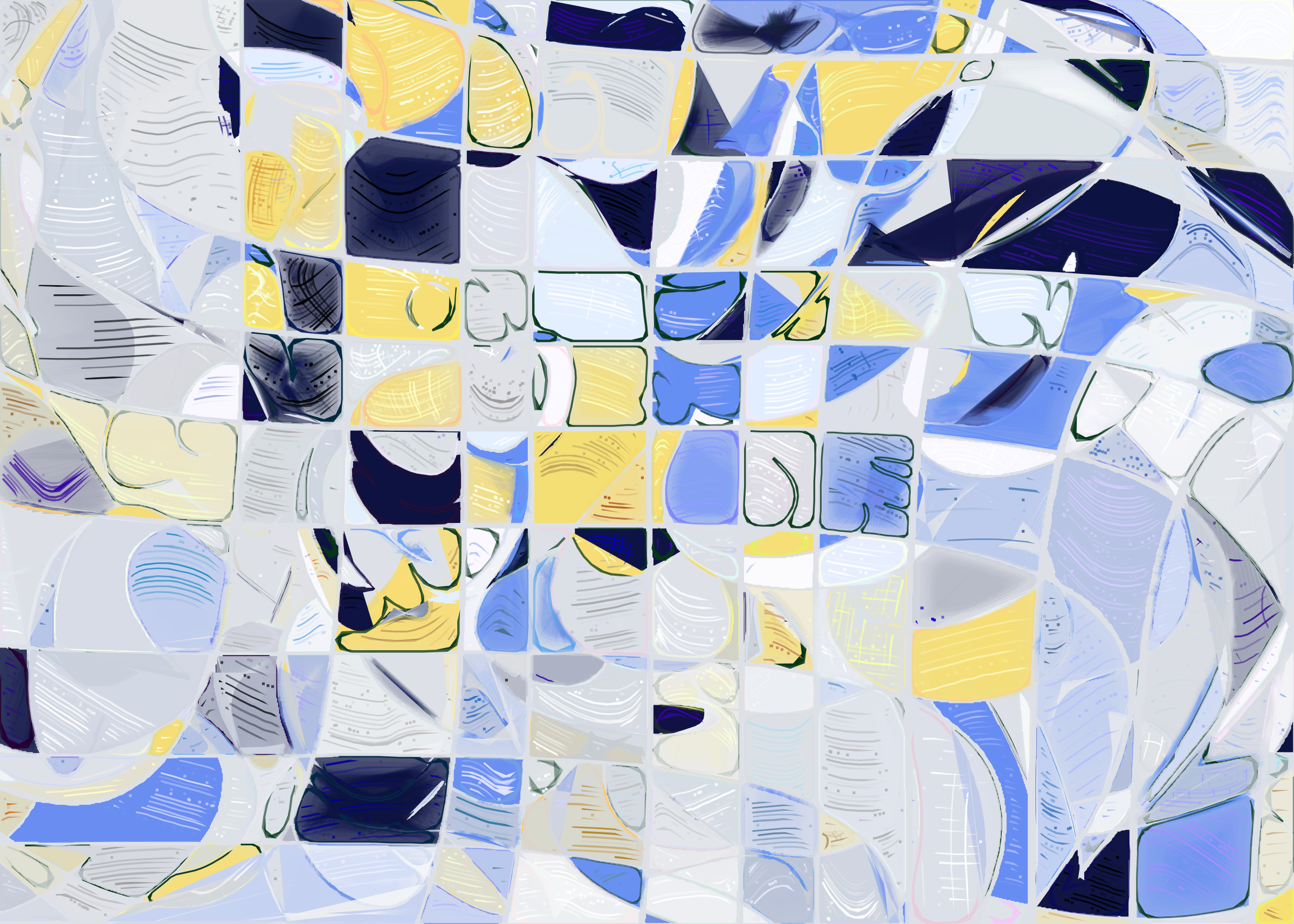 Art Blocks - Art Blocks v2 - Running Moon #341 - NFT # 334000341