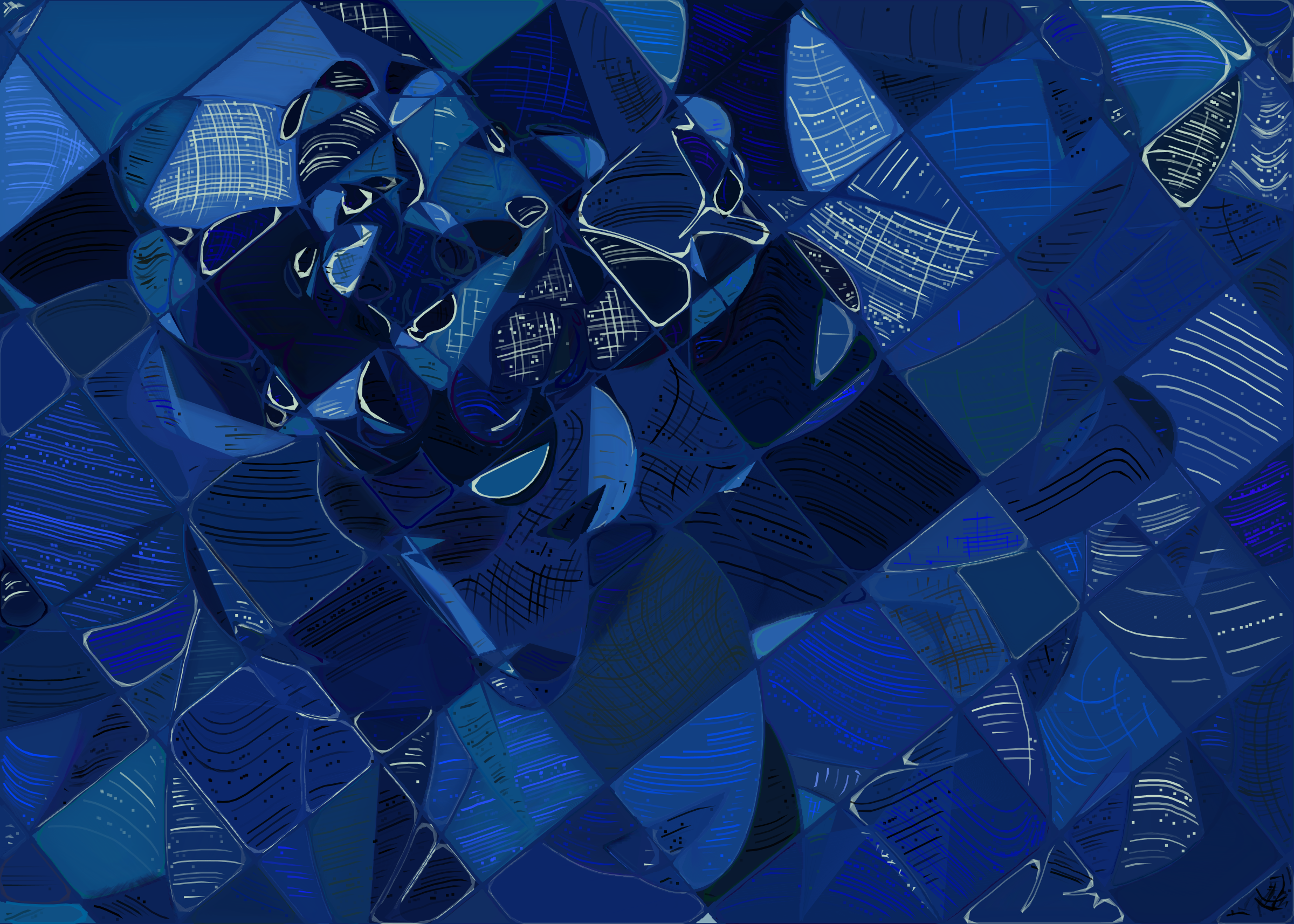 Art Blocks - Art Blocks v2 - Running Moon #343 - NFT # 334000343