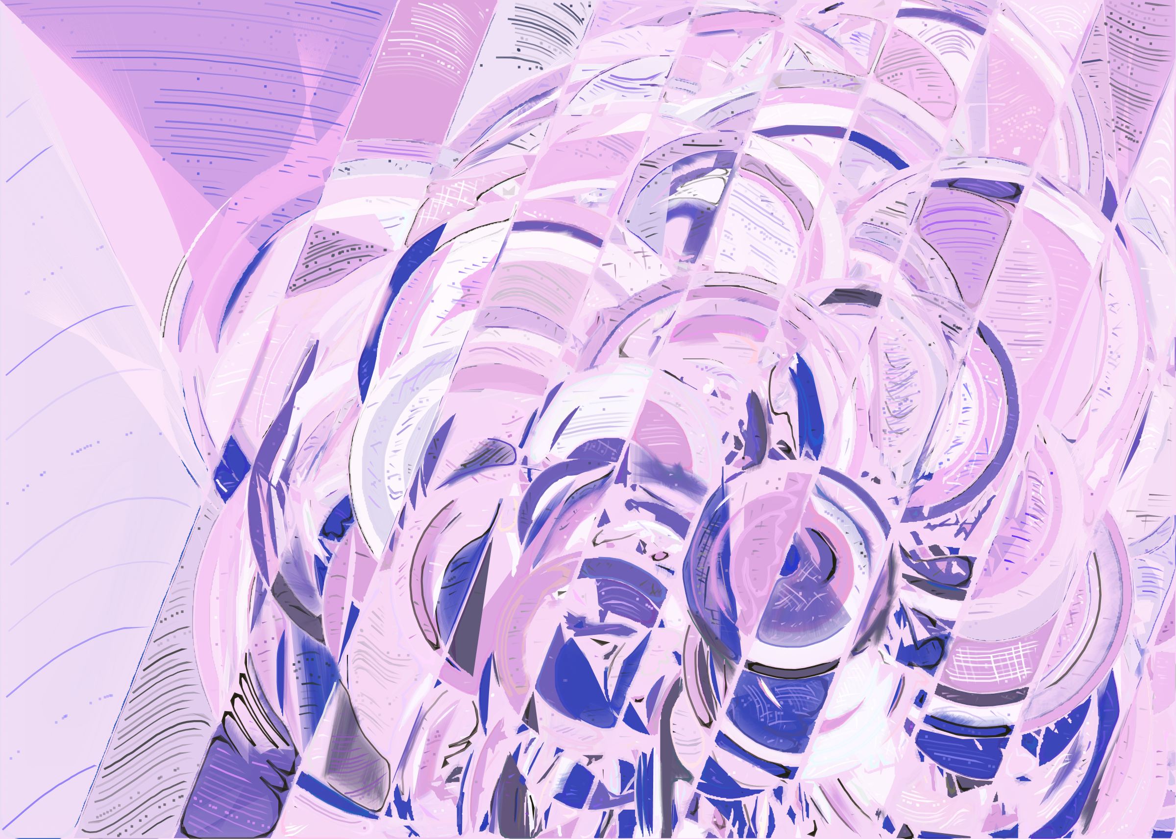 Art Blocks - Art Blocks v2 - Running Moon #347 - NFT # 334000347