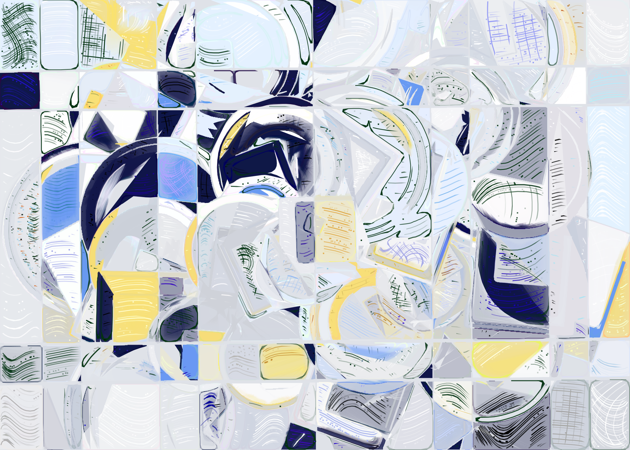 Art Blocks - Art Blocks v2 - Running Moon #355 - NFT # 334000355