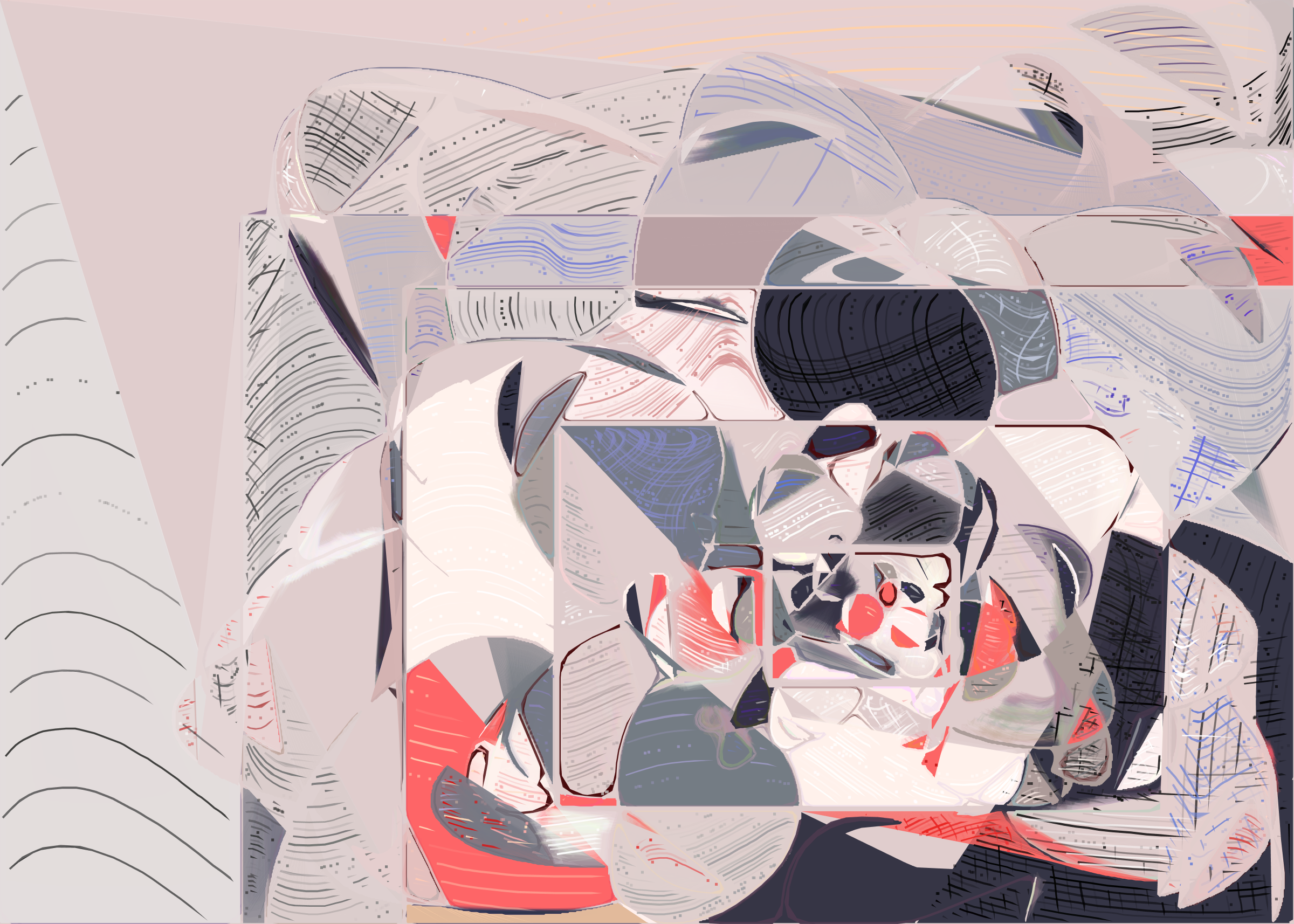 Art Blocks - Art Blocks v2 - Running Moon #364 - NFT # 334000364