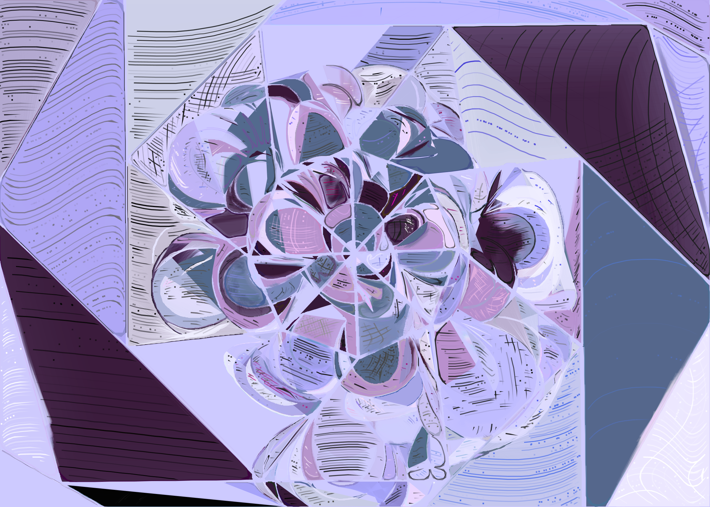 Art Blocks - Art Blocks v2 - Running Moon #374 - NFT # 334000374