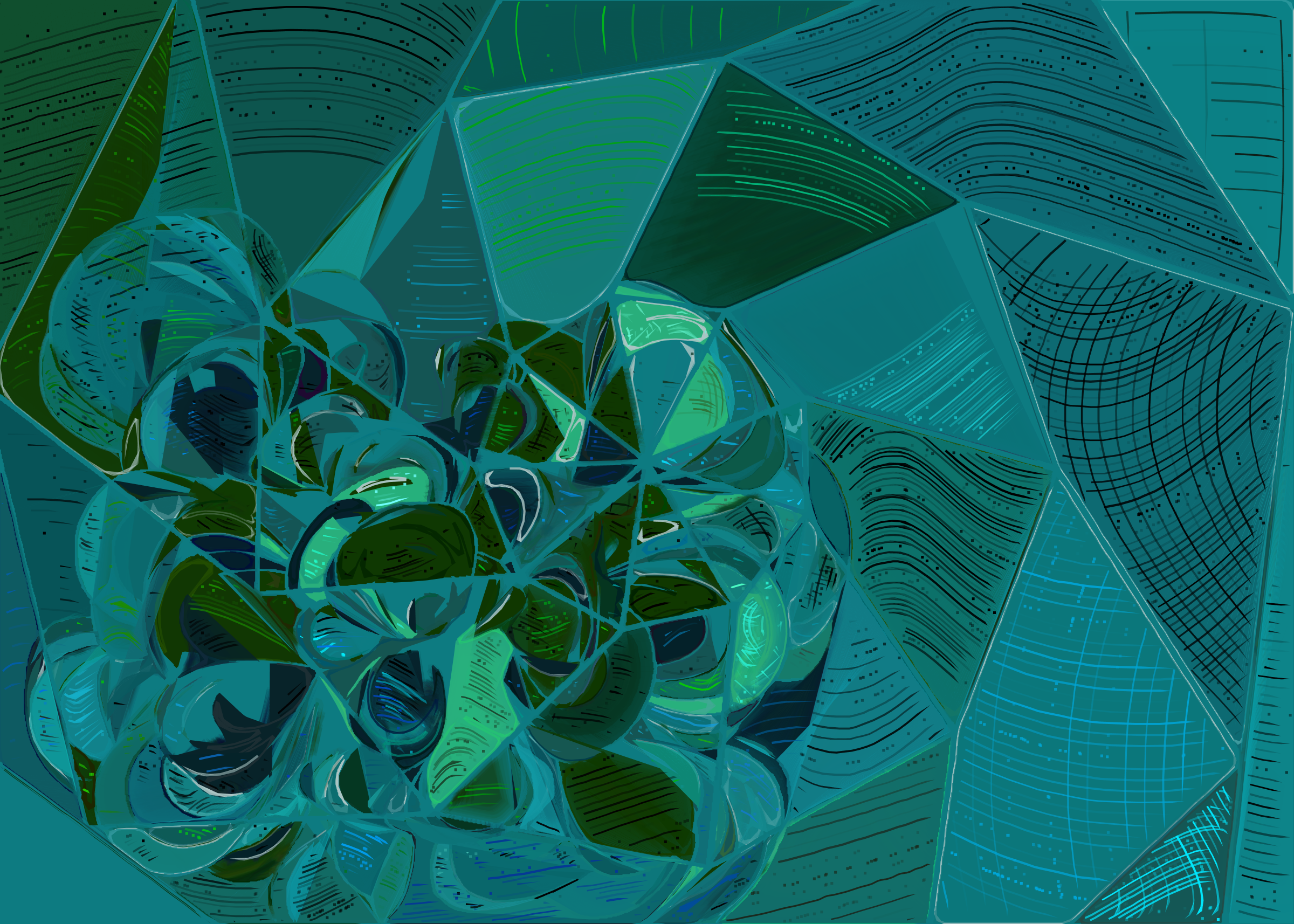 Art Blocks - Art Blocks v2 - Running Moon #382 - NFT # 334000382