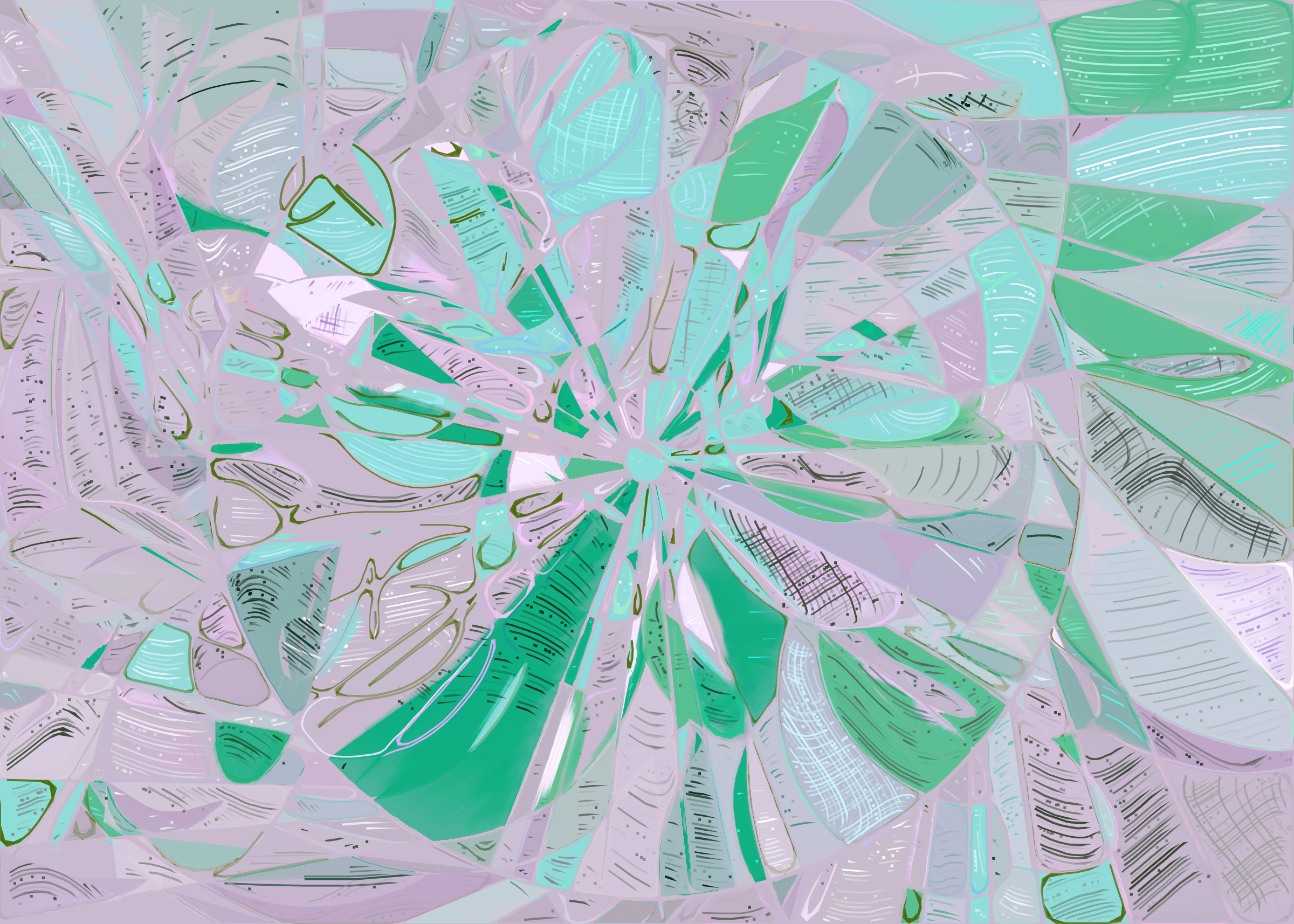 Art Blocks - Art Blocks v2 - Running Moon #383 - NFT # 334000383