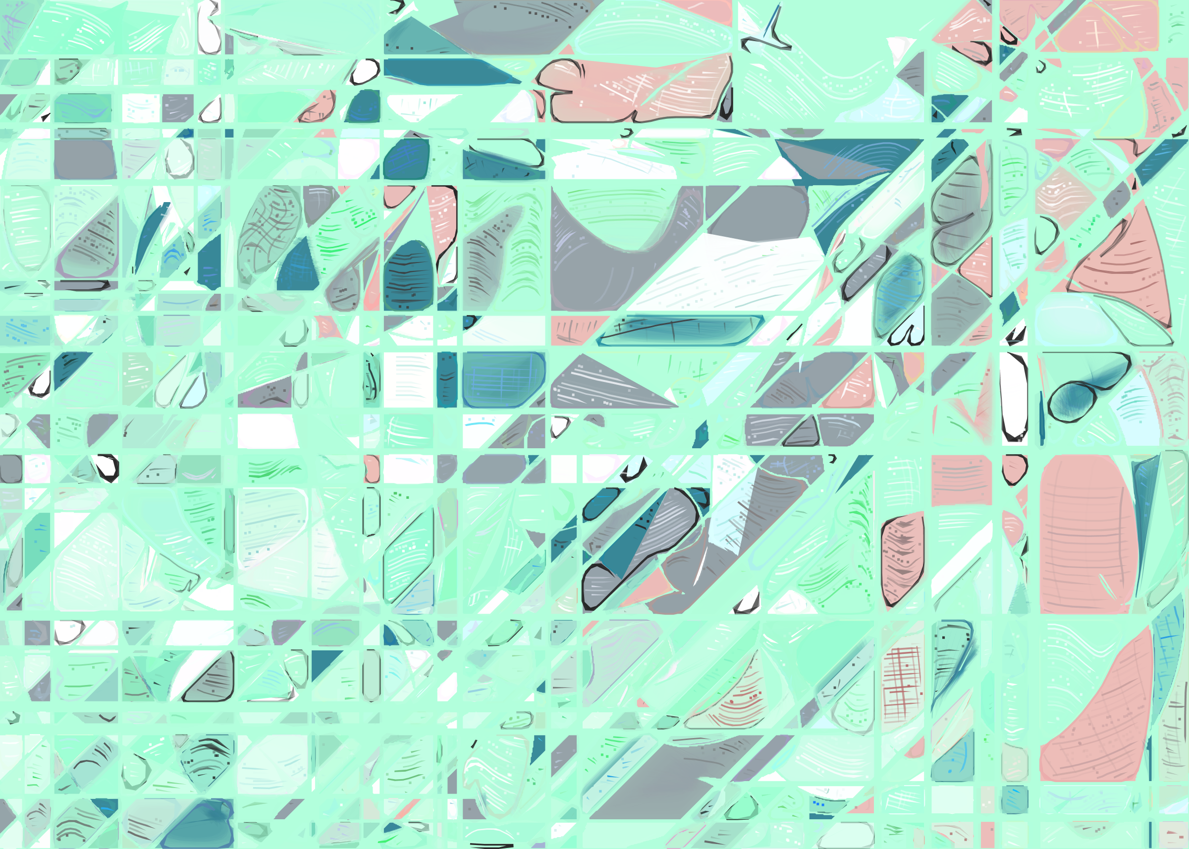 Art Blocks - Art Blocks v2 - Running Moon #389 - NFT # 334000389