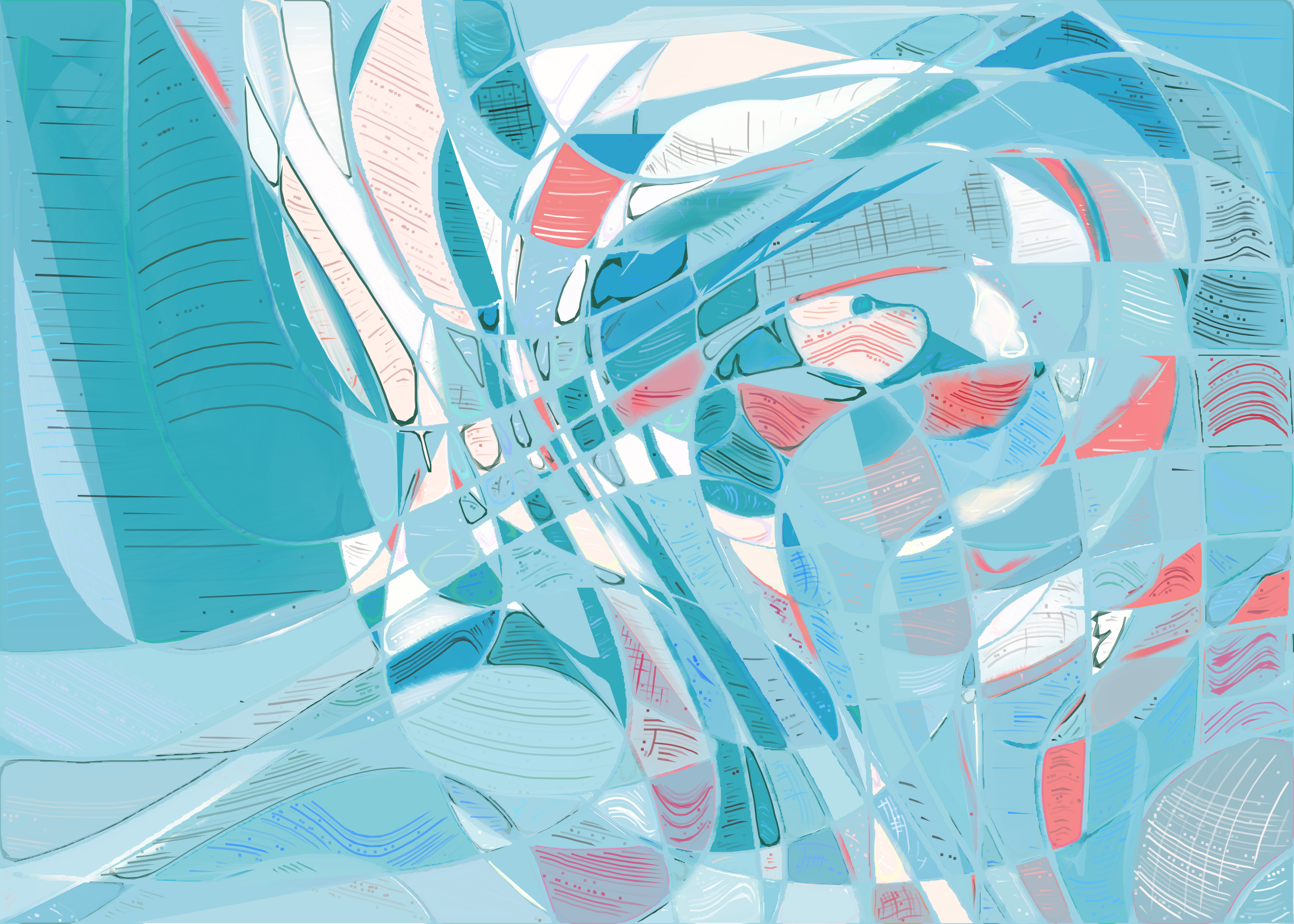 Art Blocks - Art Blocks v2 - Running Moon #390 - NFT # 334000390