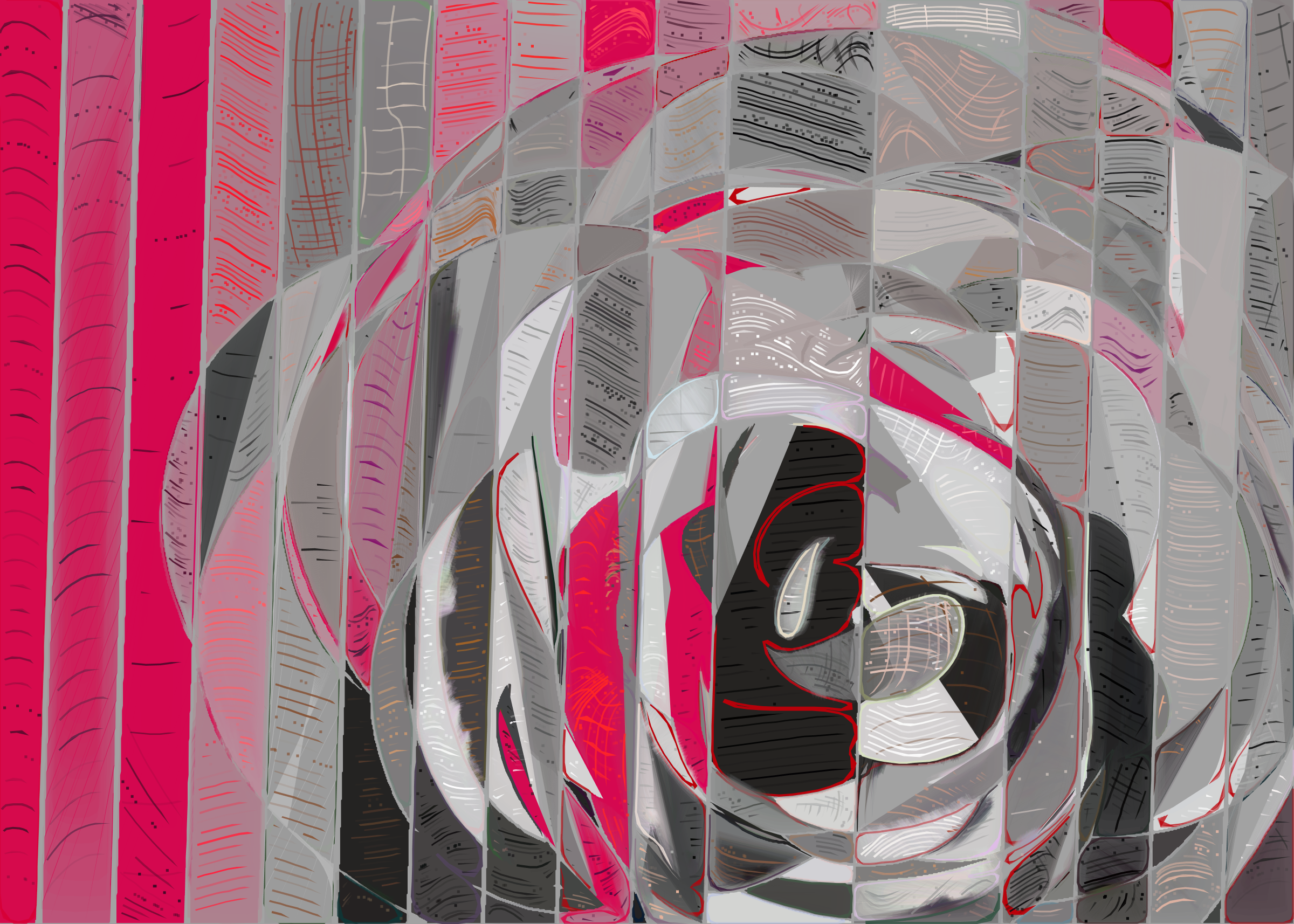 Art Blocks - Art Blocks v2 - Running Moon #391 - NFT # 334000391