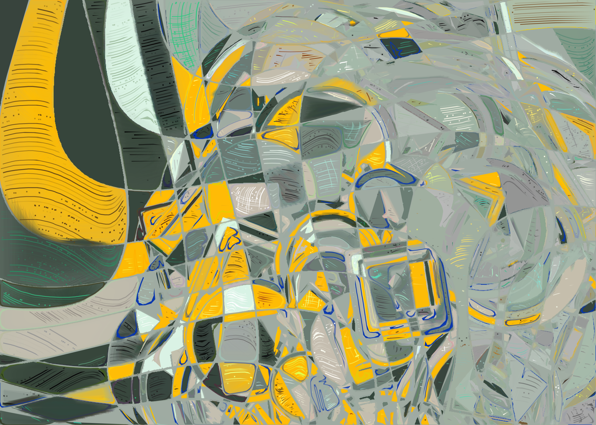 Art Blocks - Art Blocks v2 - Running Moon #392 - NFT # 334000392