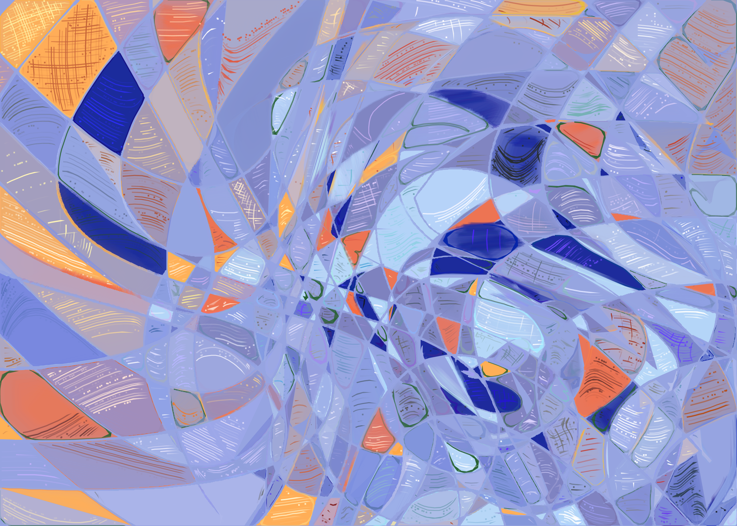 Art Blocks - Art Blocks v2 - Running Moon #393 - NFT # 334000393