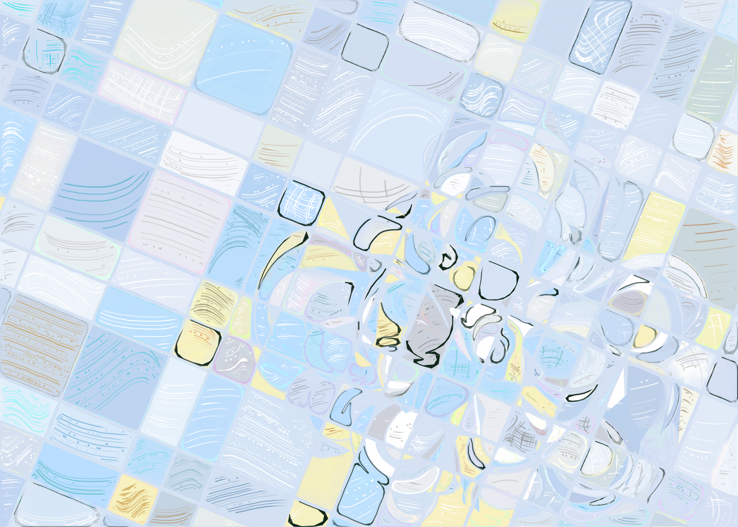 Art Blocks - Art Blocks v2 - Running Moon #400 - NFT # 334000400