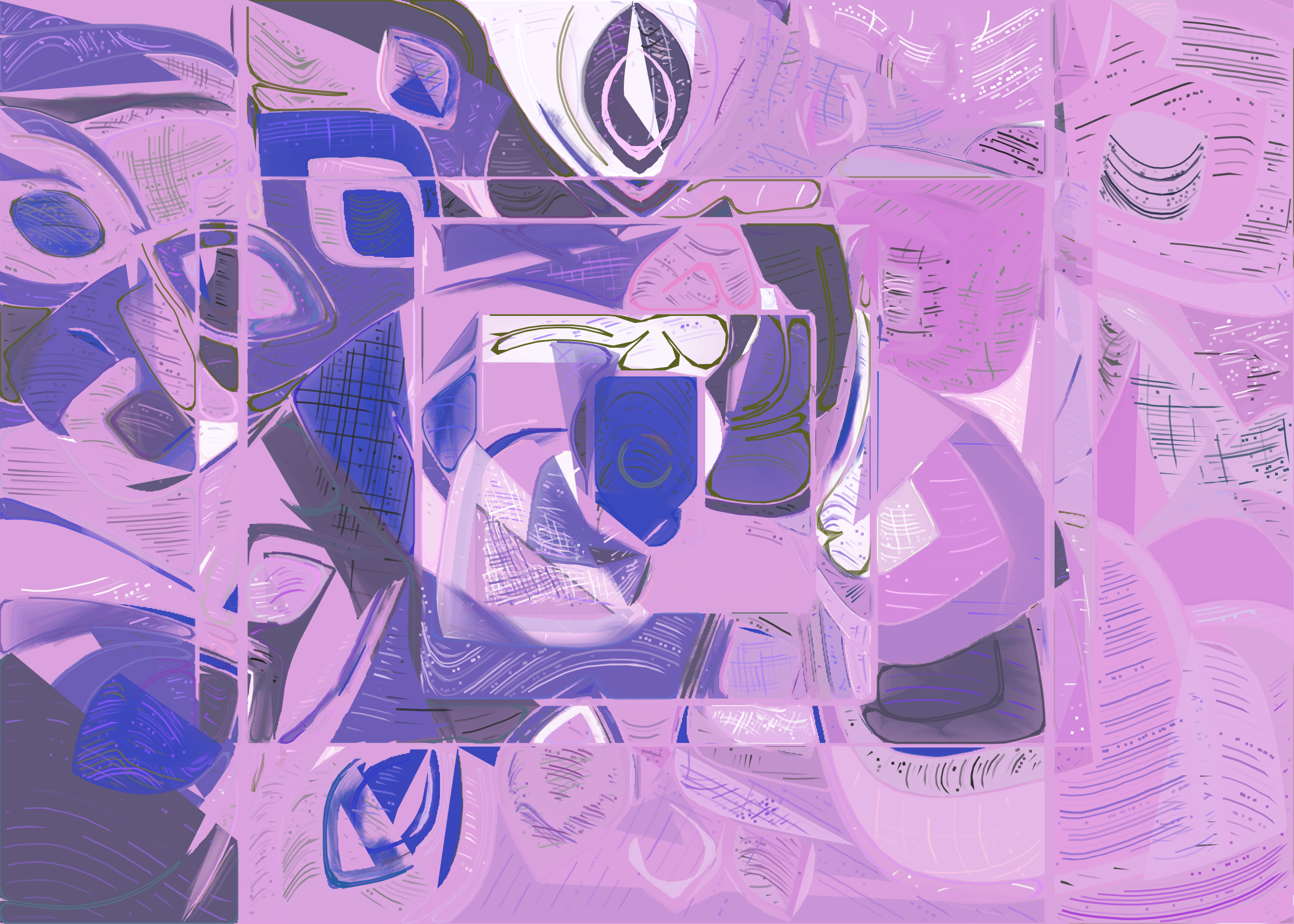 Art Blocks - Art Blocks v2 - Running Moon #401 - NFT # 334000401