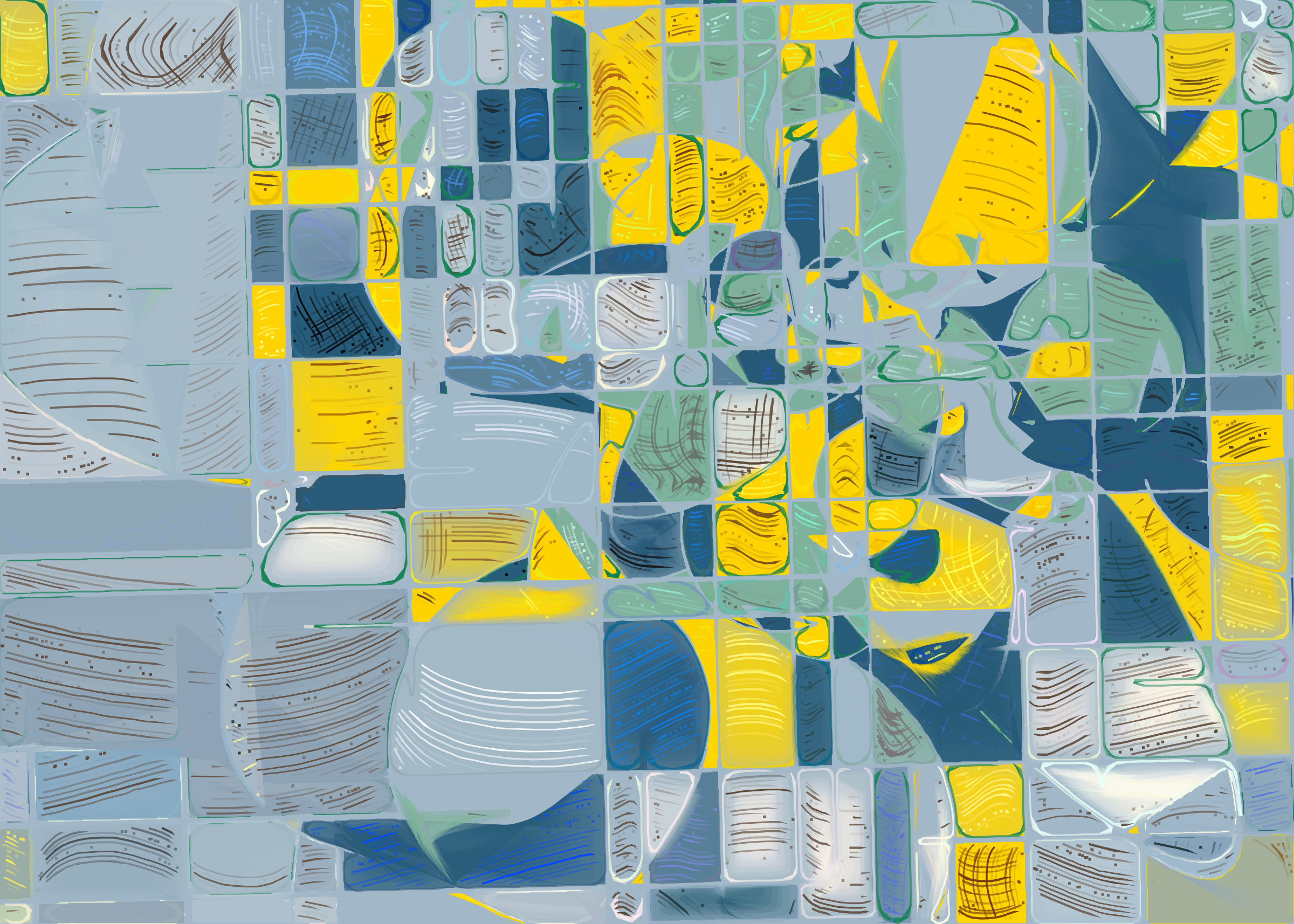 Art Blocks - Art Blocks v2 - Running Moon #402 - NFT # 334000402