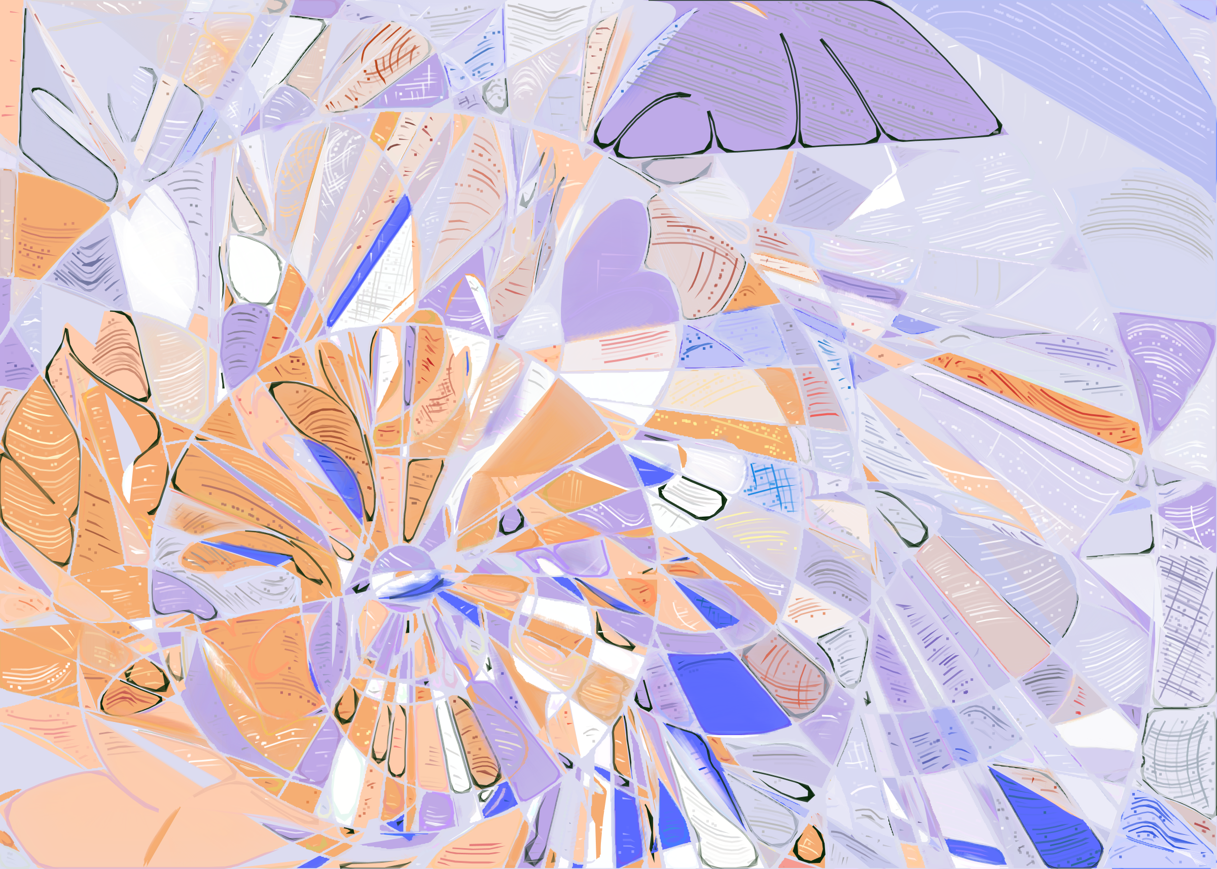 Art Blocks - Art Blocks v2 - Running Moon #405 - NFT # 334000405