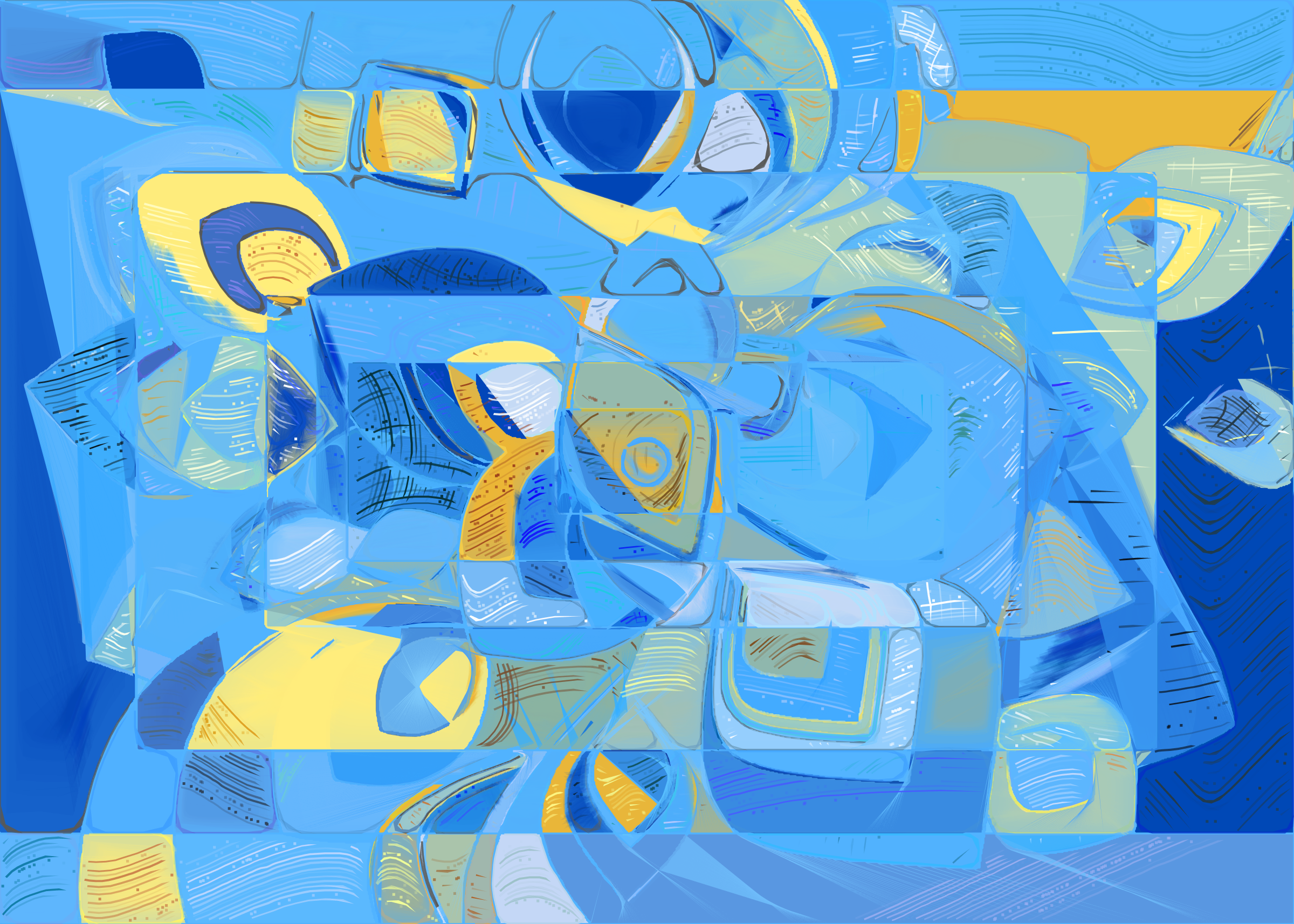 Art Blocks - Art Blocks v2 - Running Moon #411 - NFT # 334000411