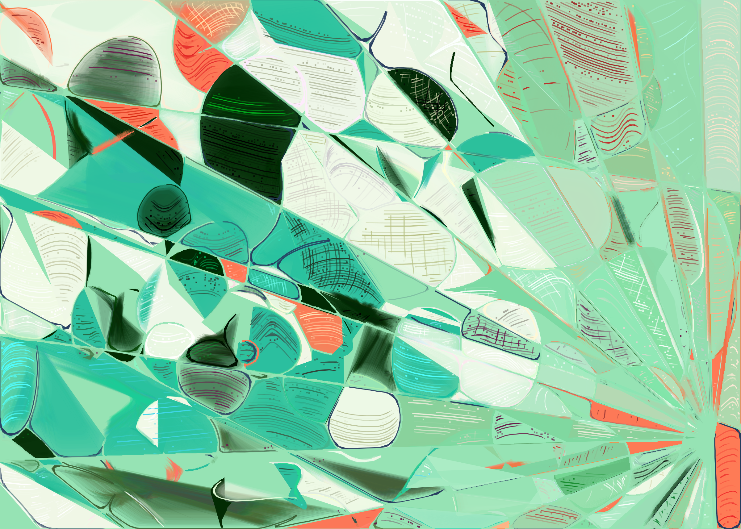 Art Blocks - Art Blocks v2 - Running Moon #413 - NFT # 334000413