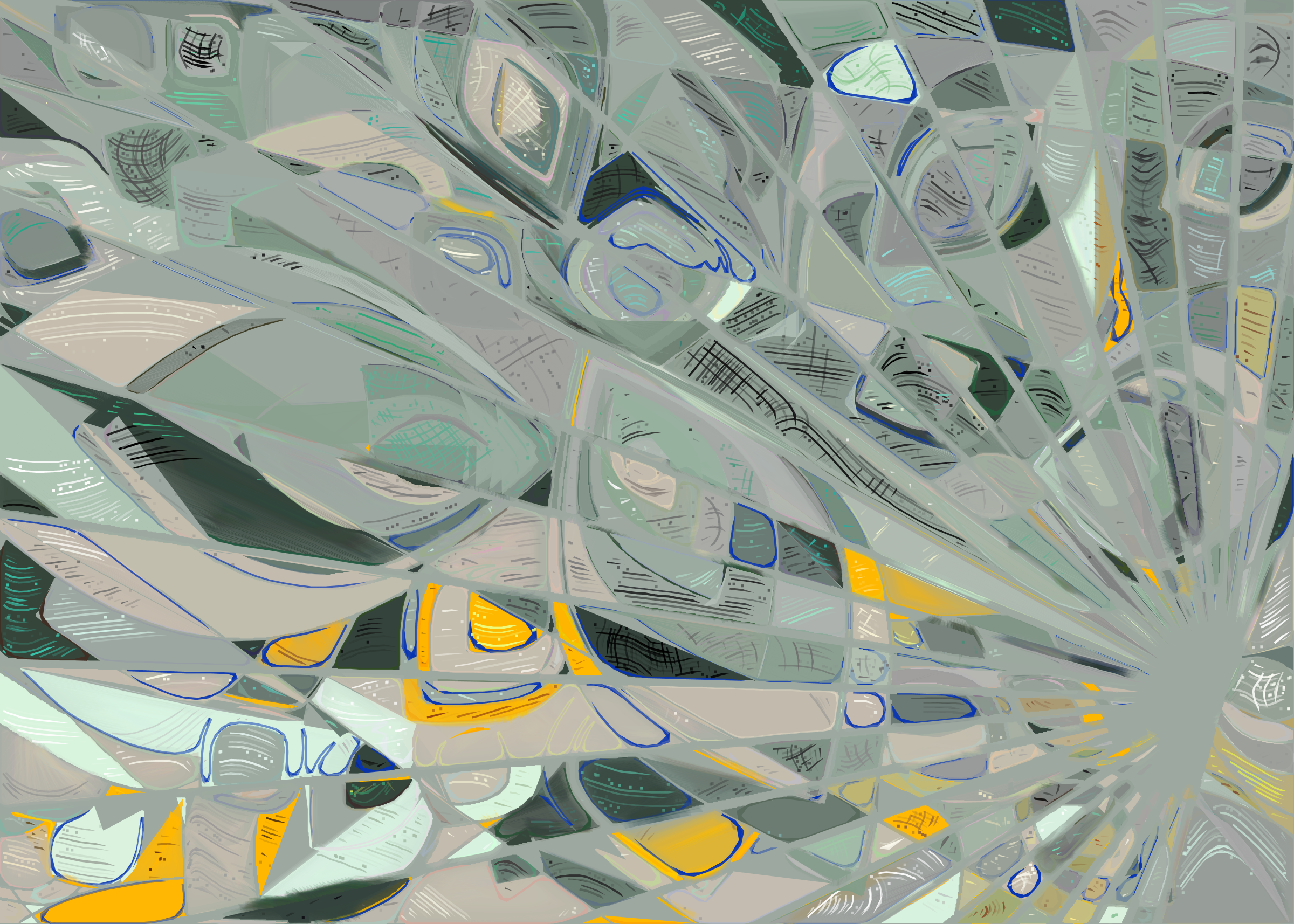 Art Blocks - Art Blocks v2 - Running Moon #415 - NFT # 334000415