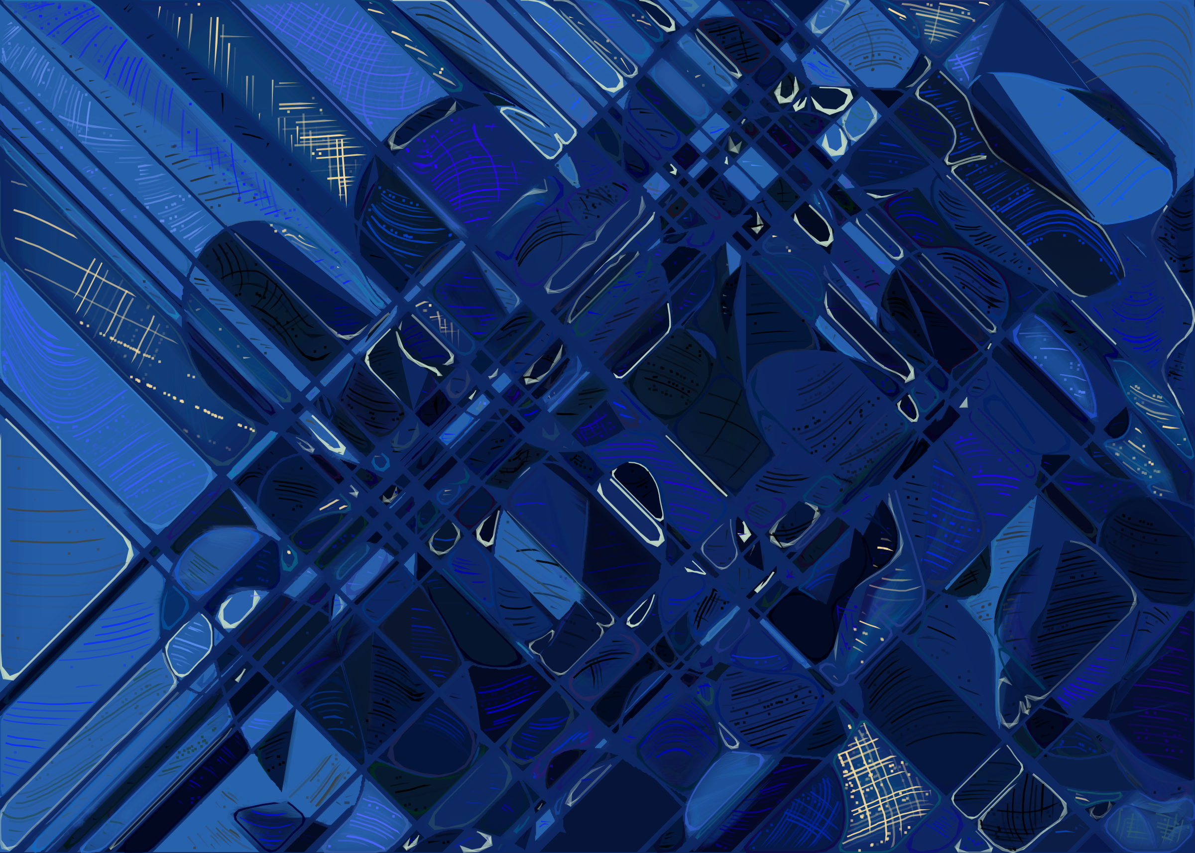 Art Blocks - Art Blocks v2 - Running Moon #417 - NFT # 334000417