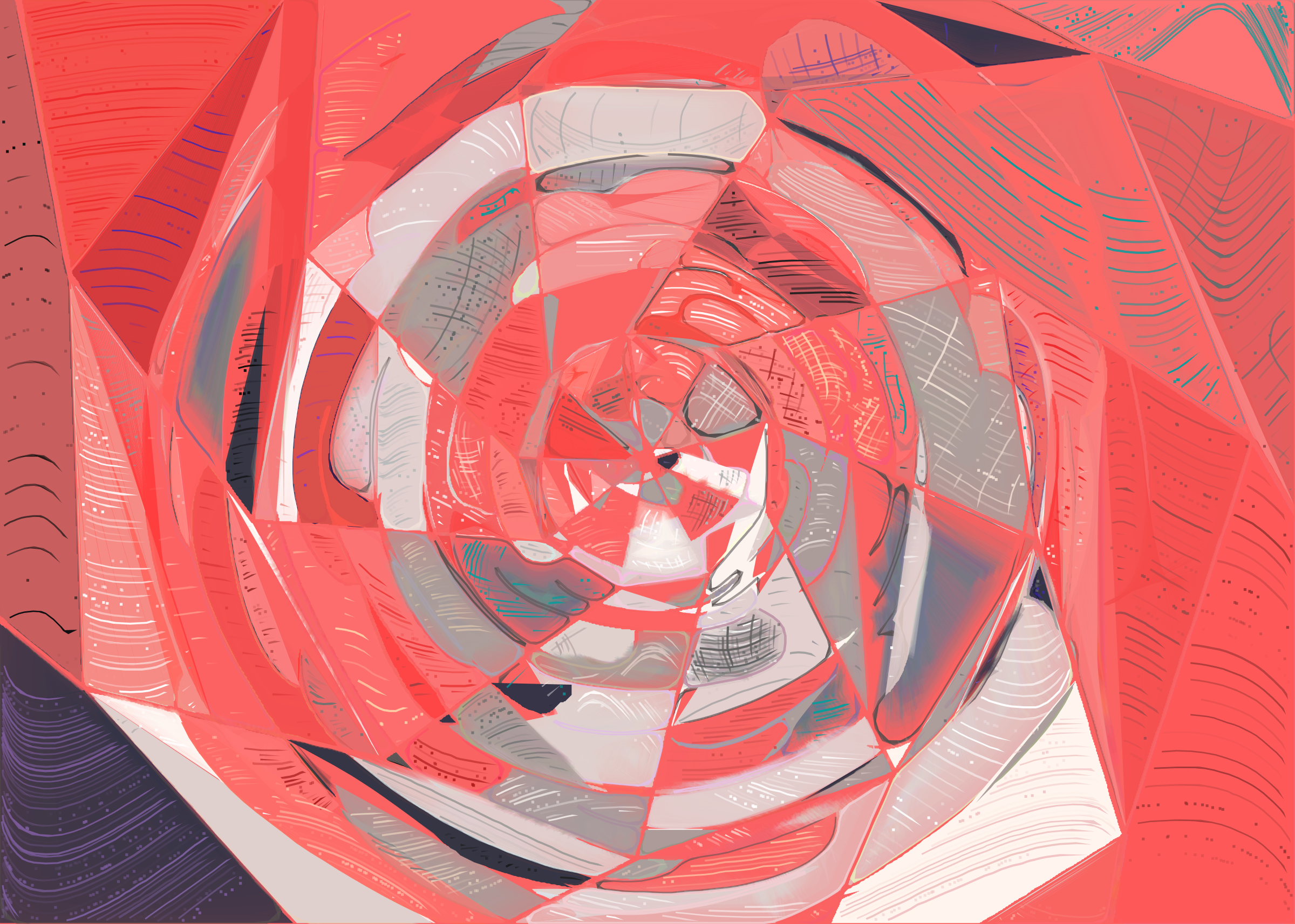 Art Blocks - Art Blocks v2 - Running Moon #418 - NFT # 334000418