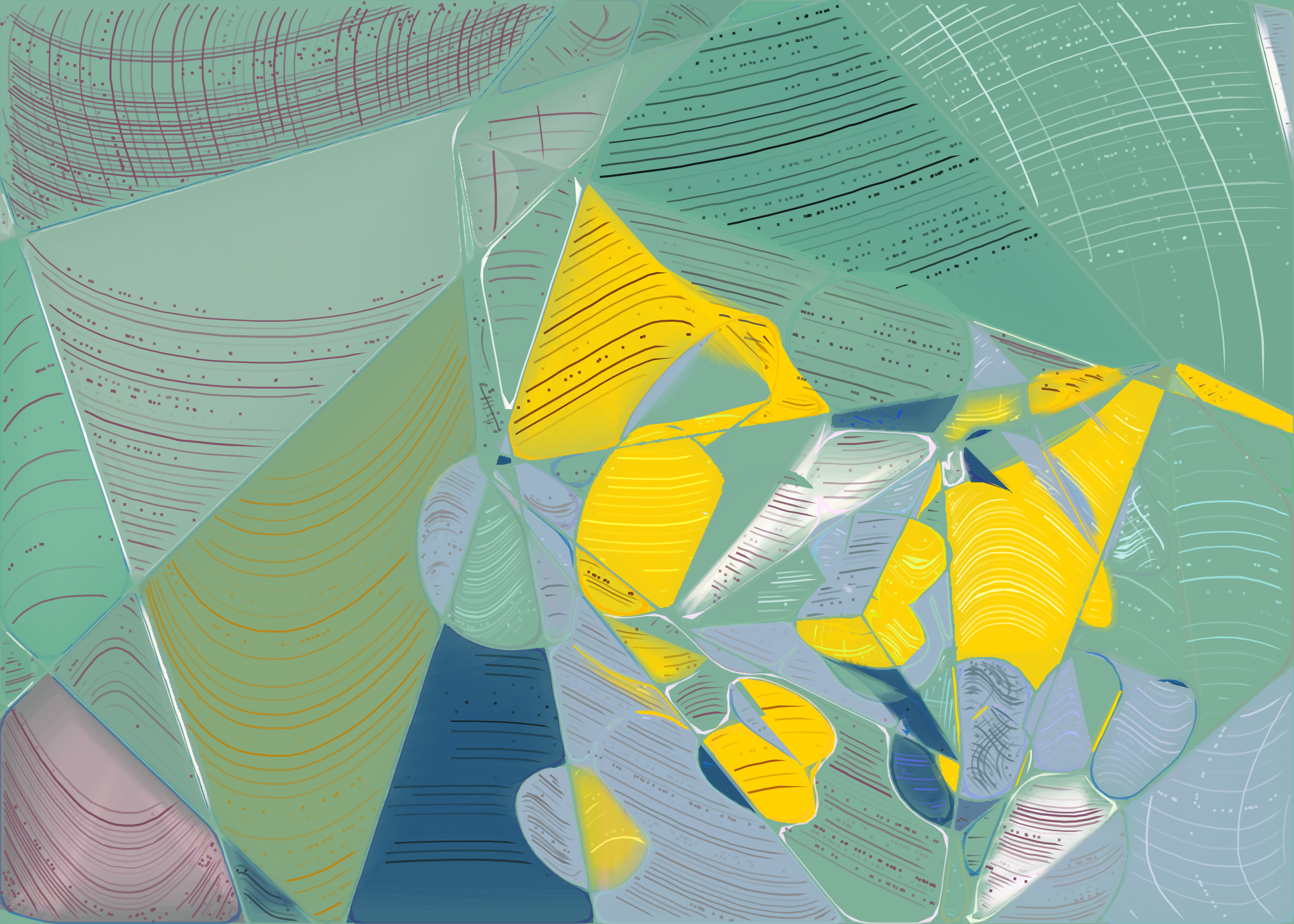 Art Blocks - Art Blocks v2 - Running Moon #422 - NFT # 334000422