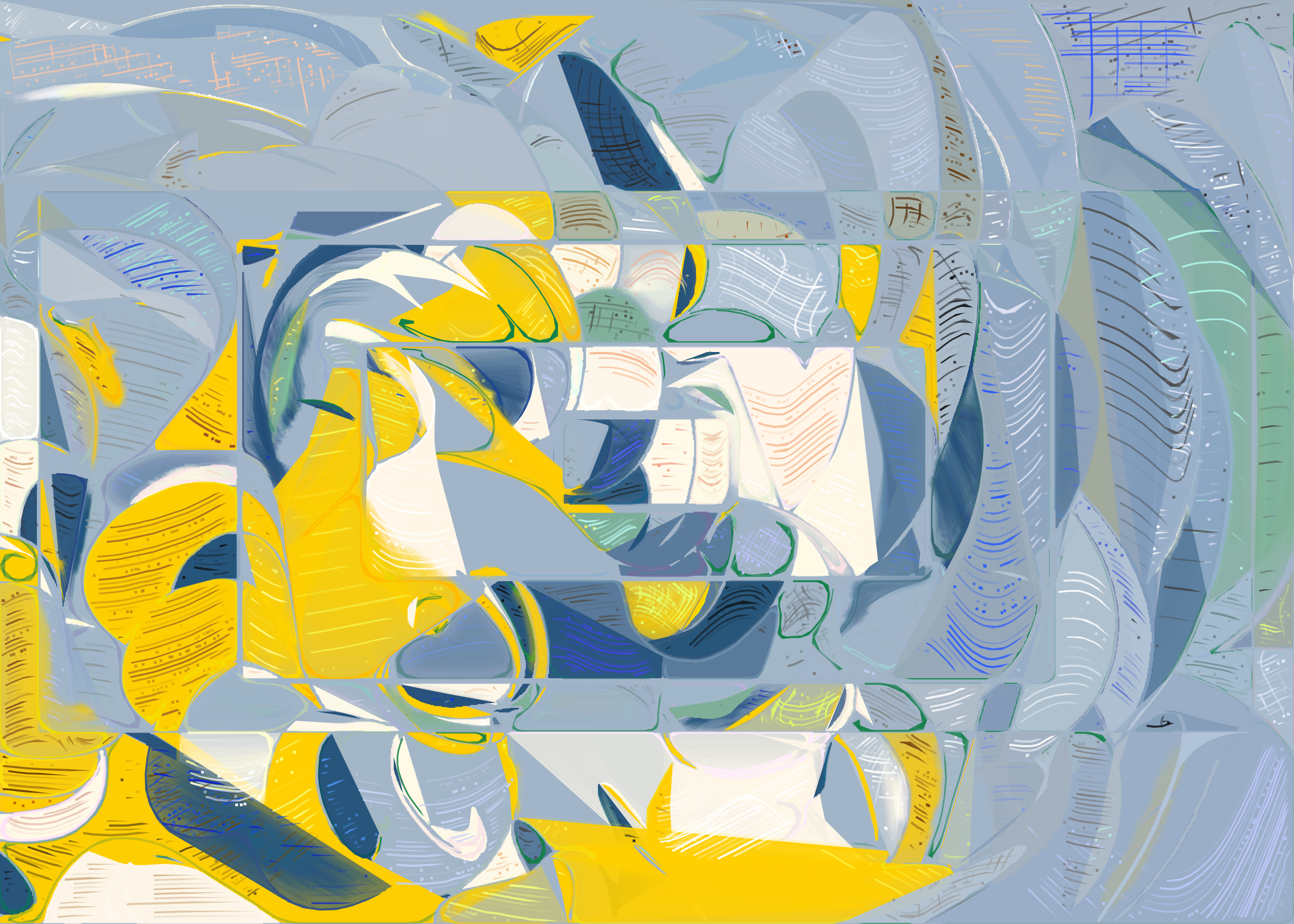 Art Blocks - Art Blocks v2 - Running Moon #423 - NFT # 334000423