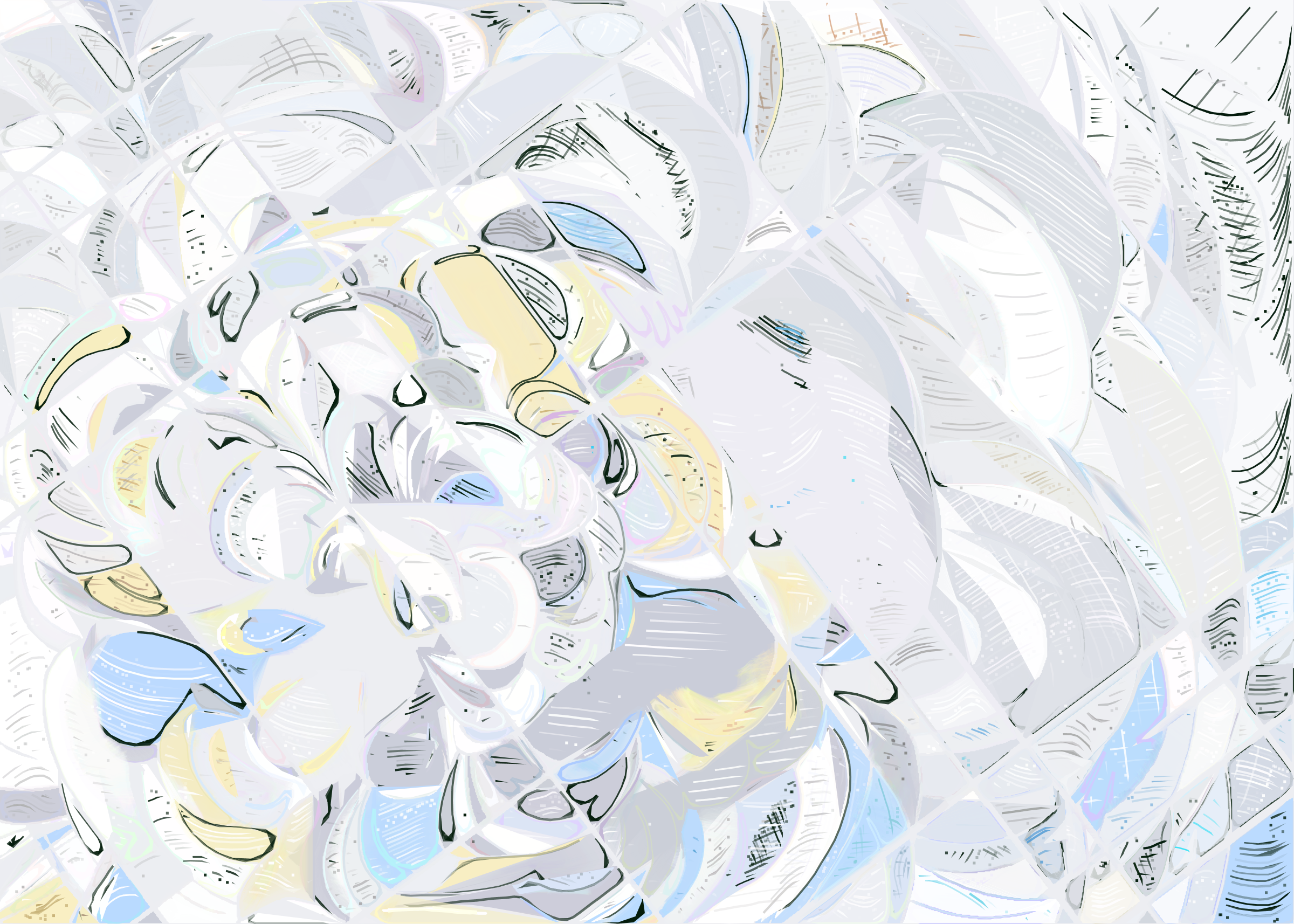 Art Blocks - Art Blocks v2 - Running Moon #424 - NFT # 334000424