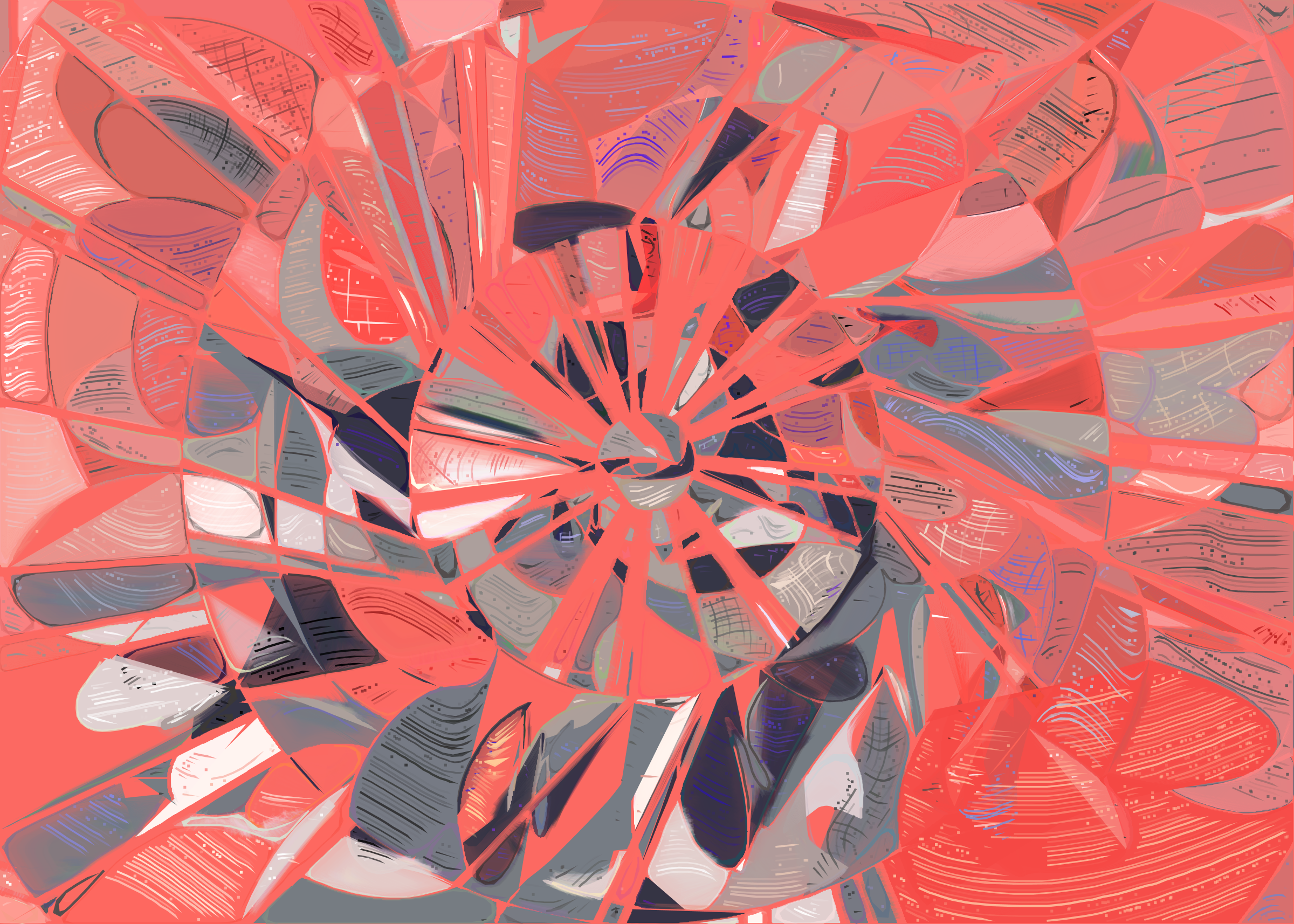 Art Blocks - Art Blocks v2 - Running Moon #427 - NFT # 334000427