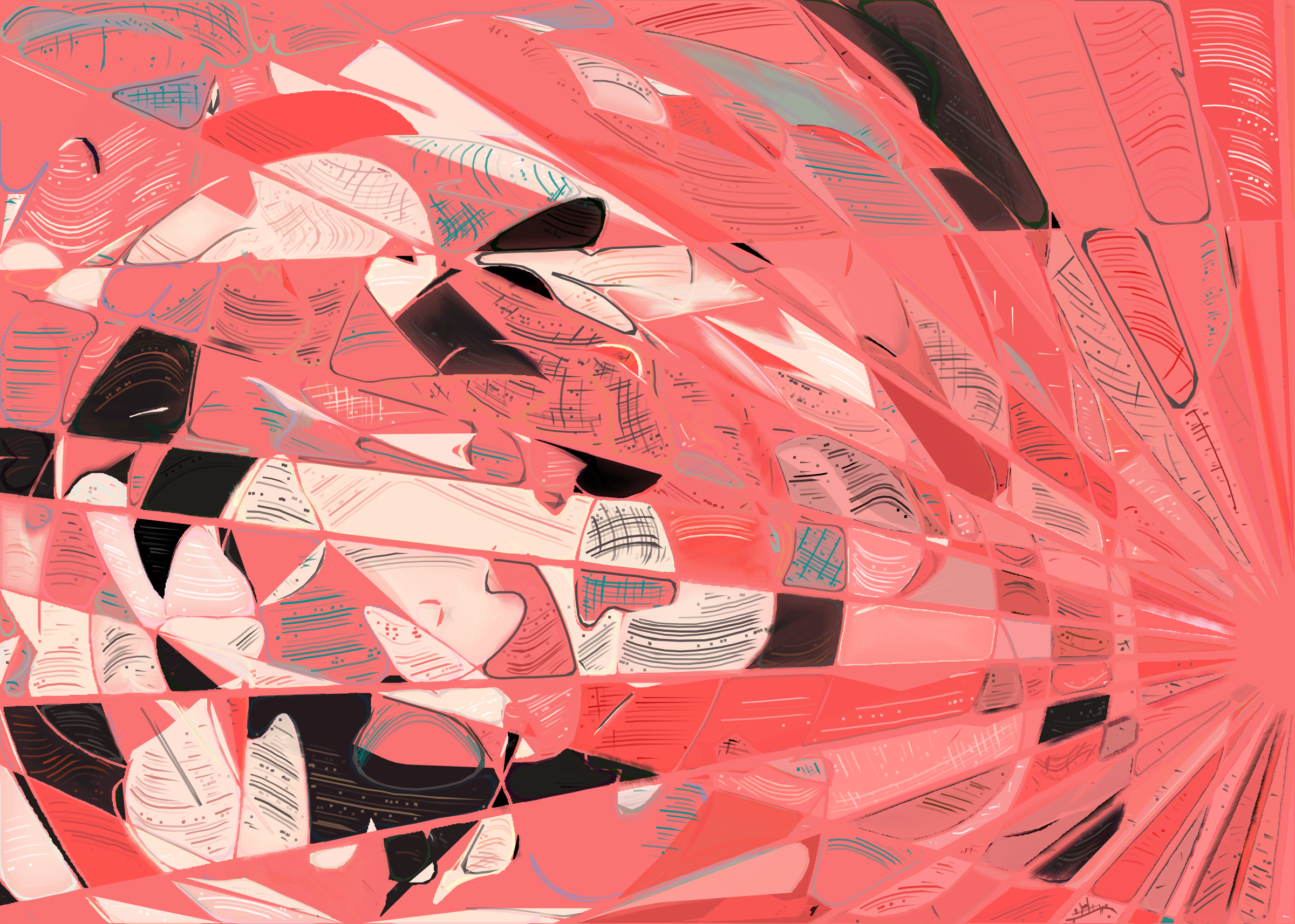 Art Blocks - Art Blocks v2 - Running Moon #429 - NFT # 334000429