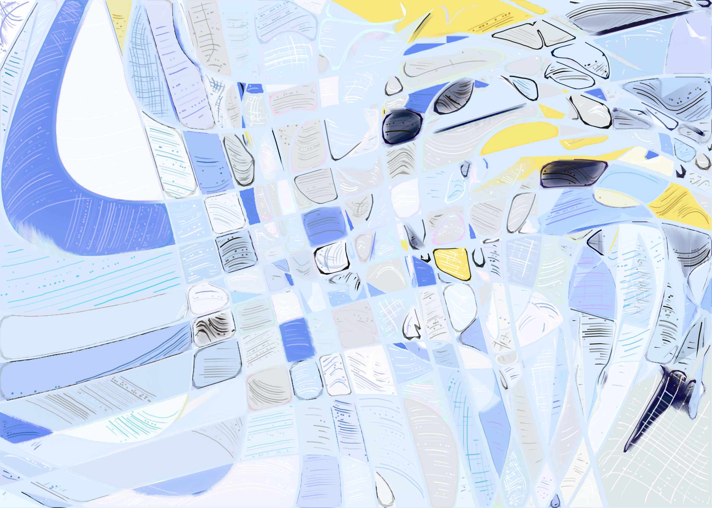 Art Blocks - Art Blocks v2 - Running Moon #434 - NFT # 334000434