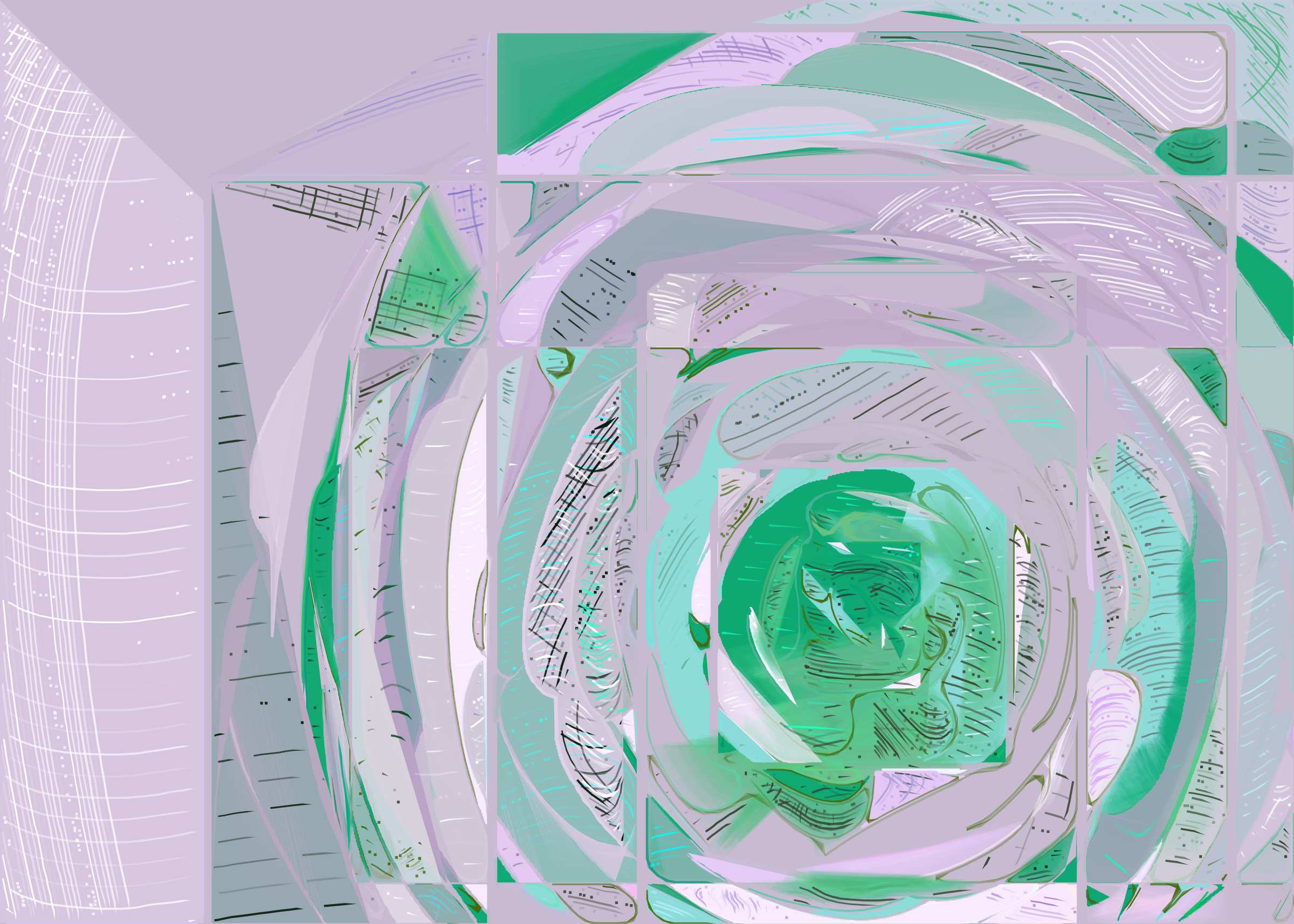 Art Blocks - Art Blocks v2 - Running Moon #435 - NFT # 334000435