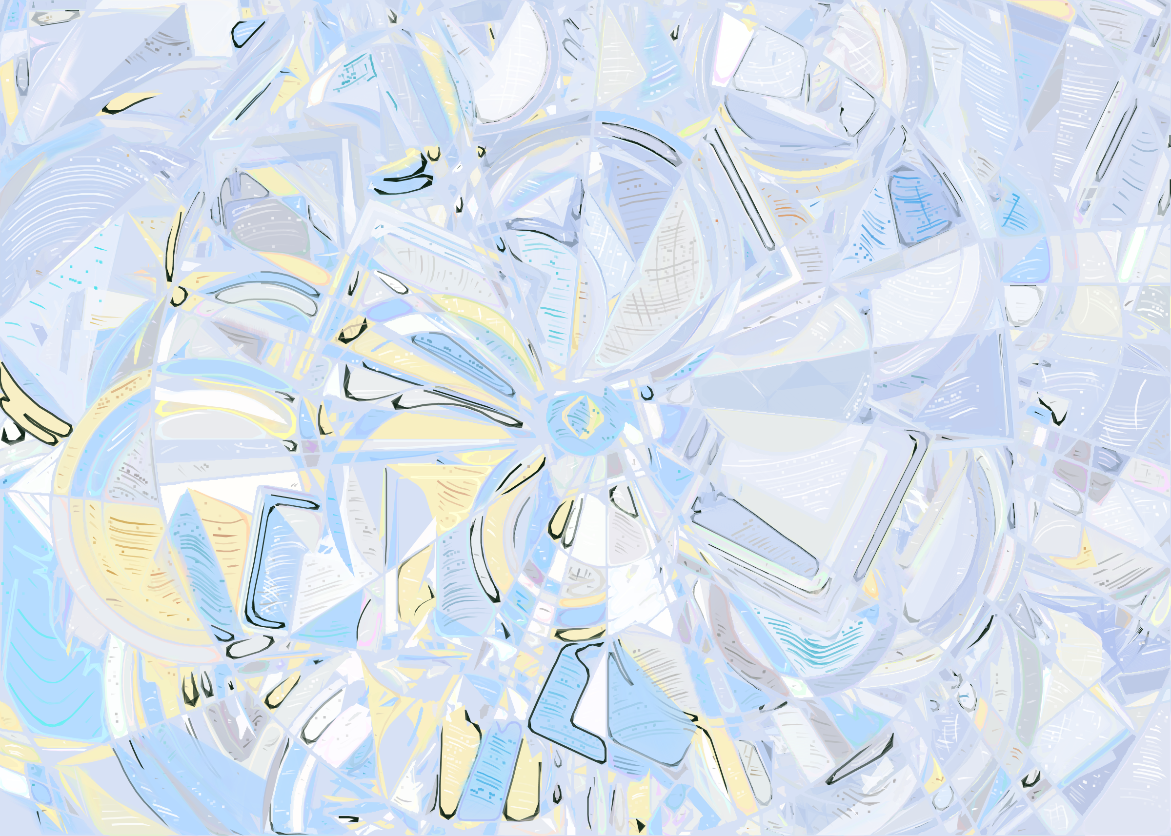 Art Blocks - Art Blocks v2 - Running Moon #443 - NFT # 334000443