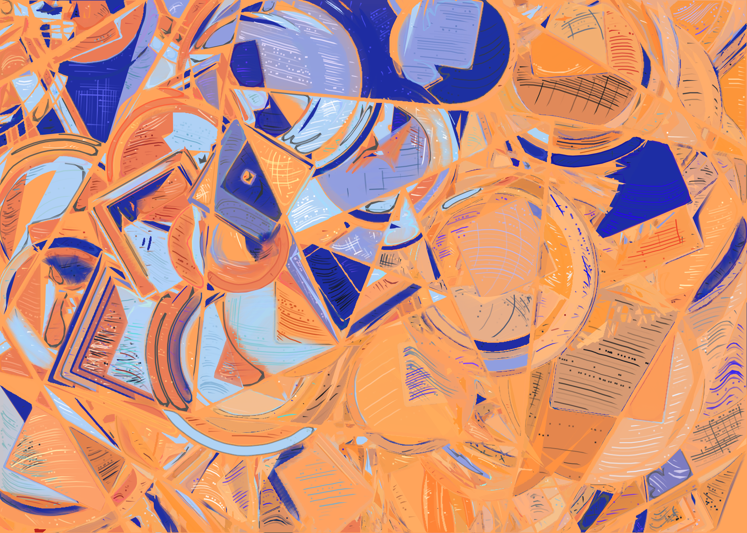 Art Blocks - Art Blocks v2 - Running Moon #444 - NFT # 334000444